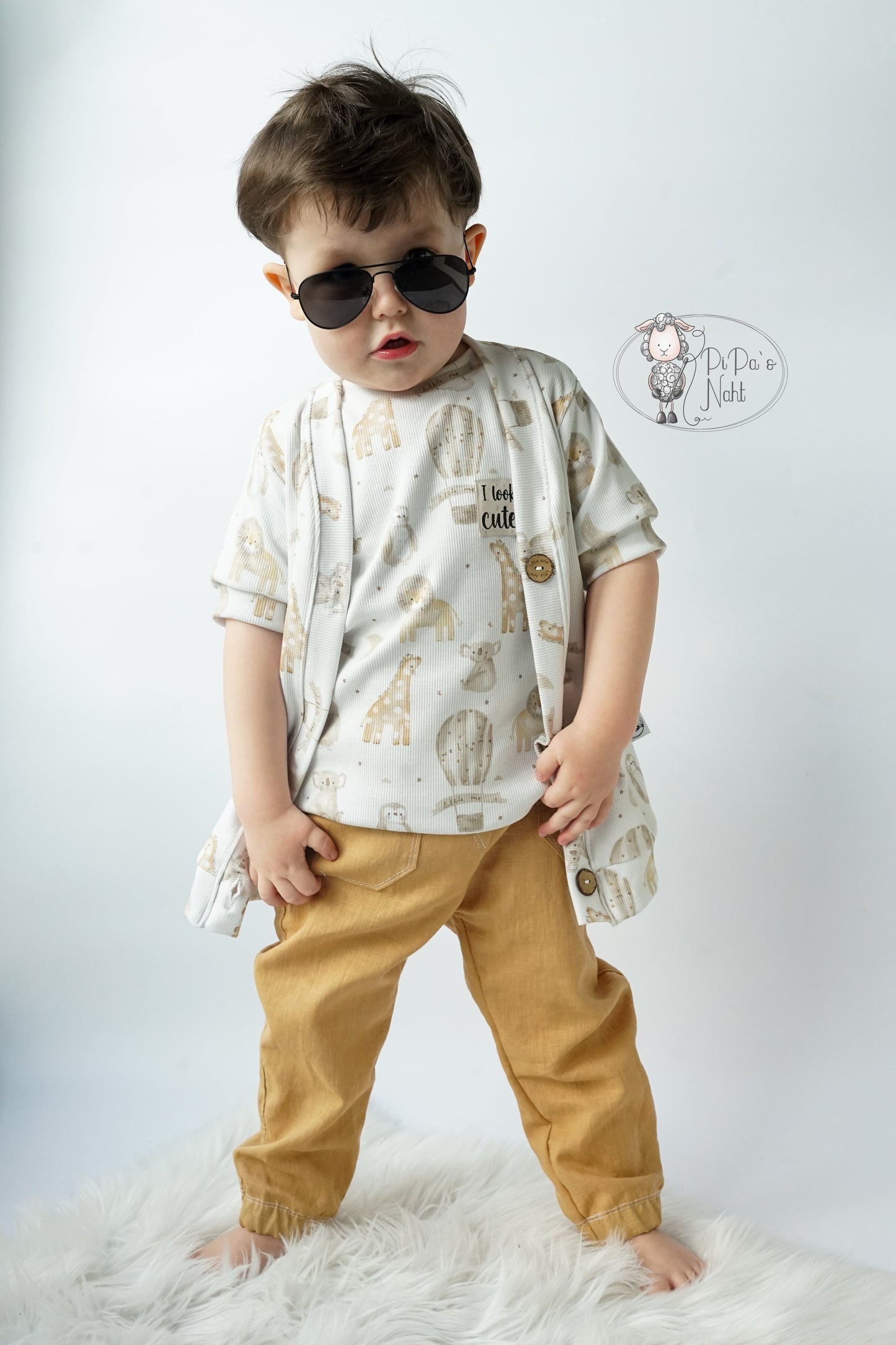 Rest 1,20m Little Animals - Bio Rib Jersey