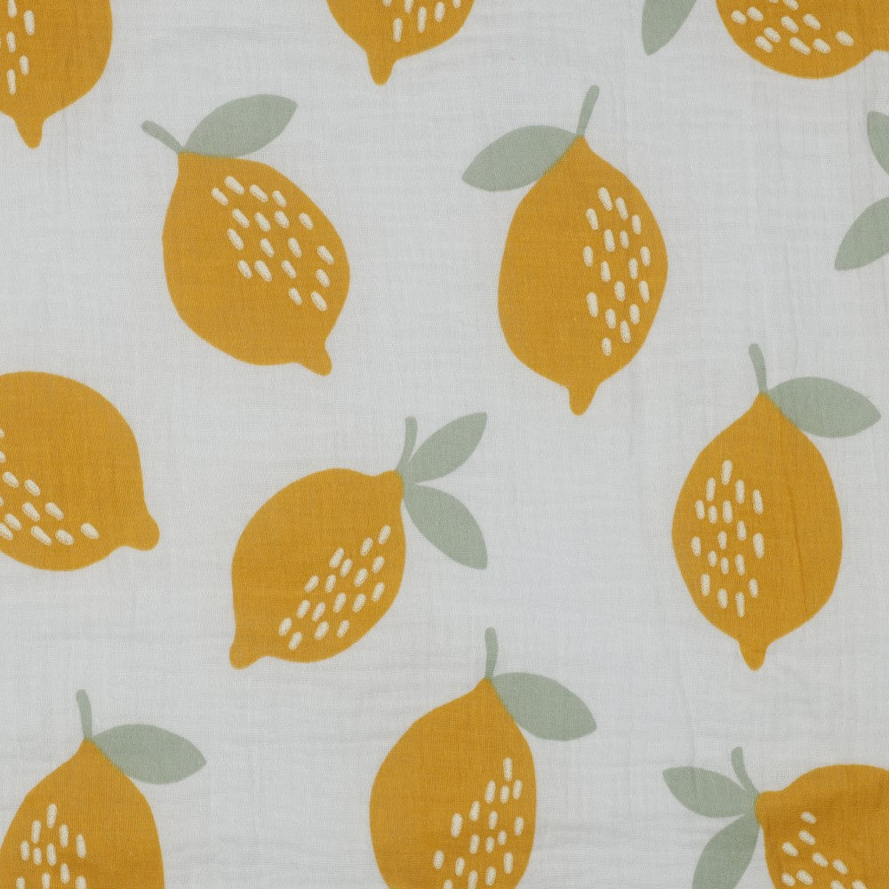Musselin Lemons offwhite