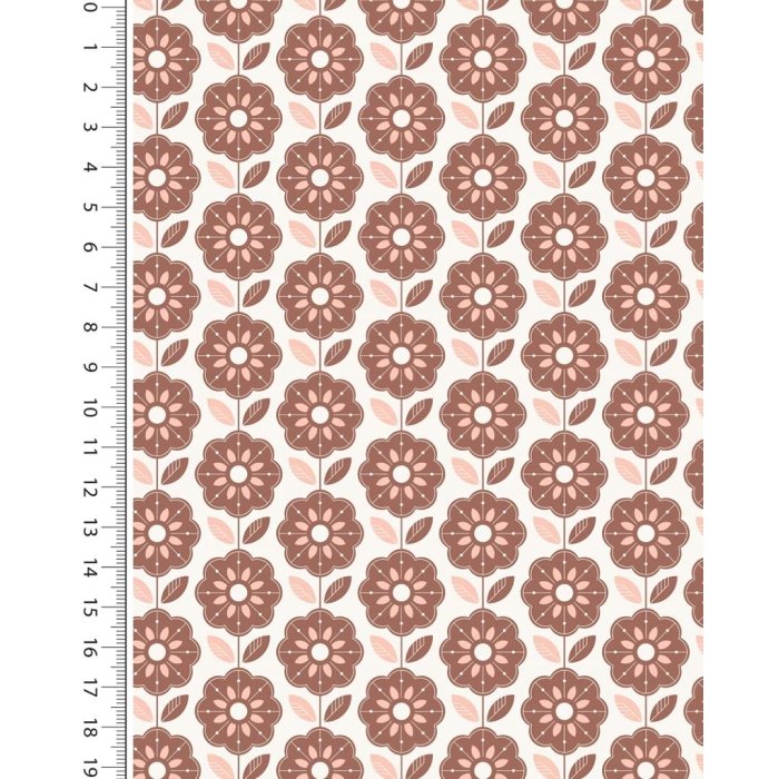 Poplin - RETRO Braun