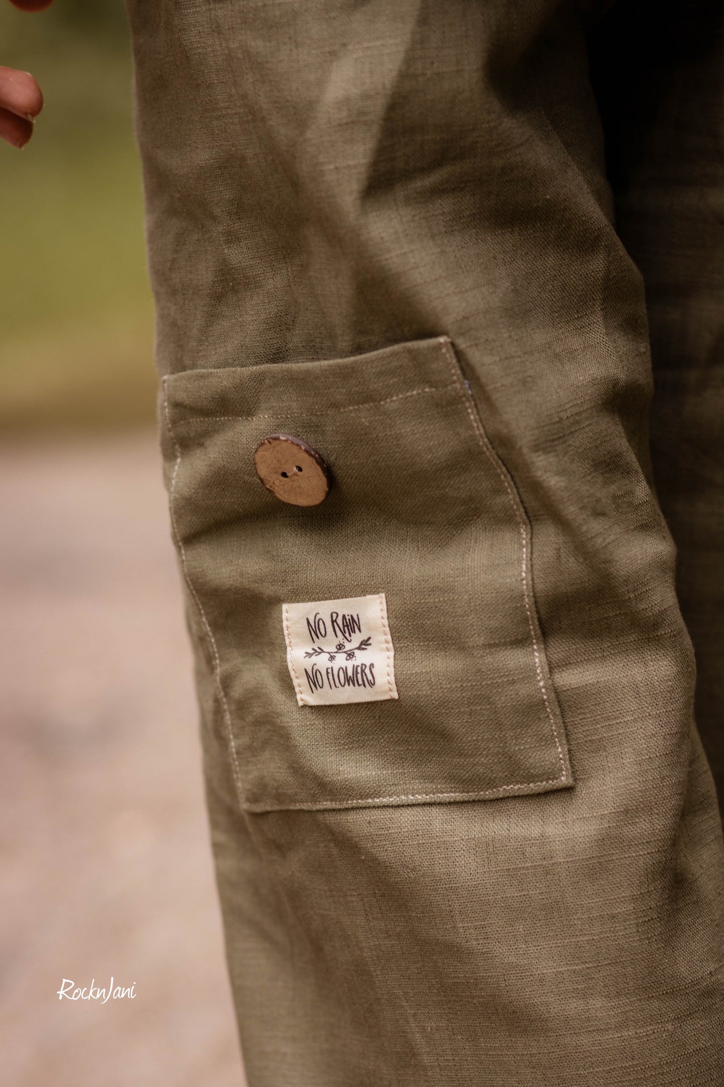 Leinen Khaki