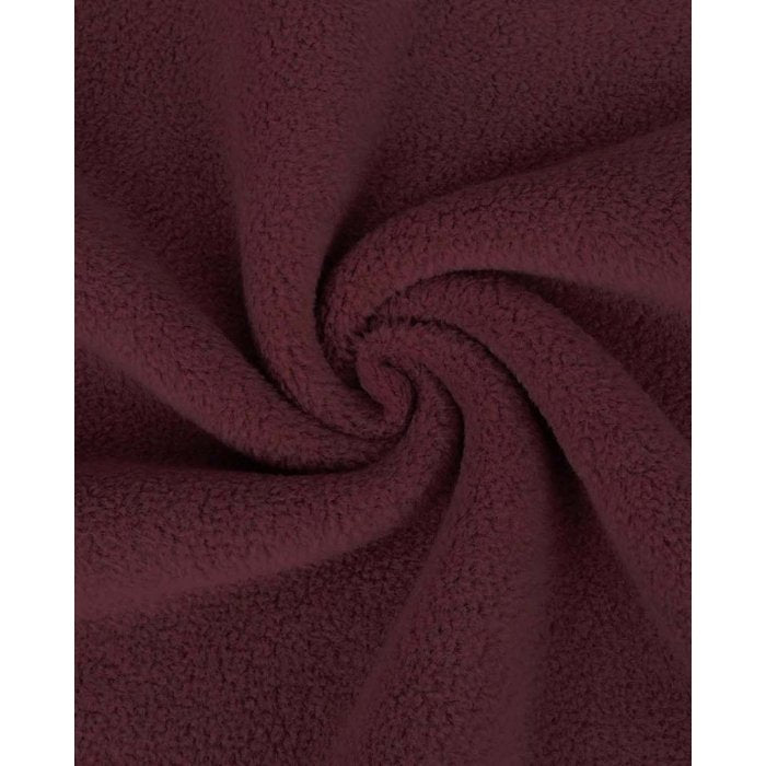Baumwollfleece bordeaux - Double Fleece