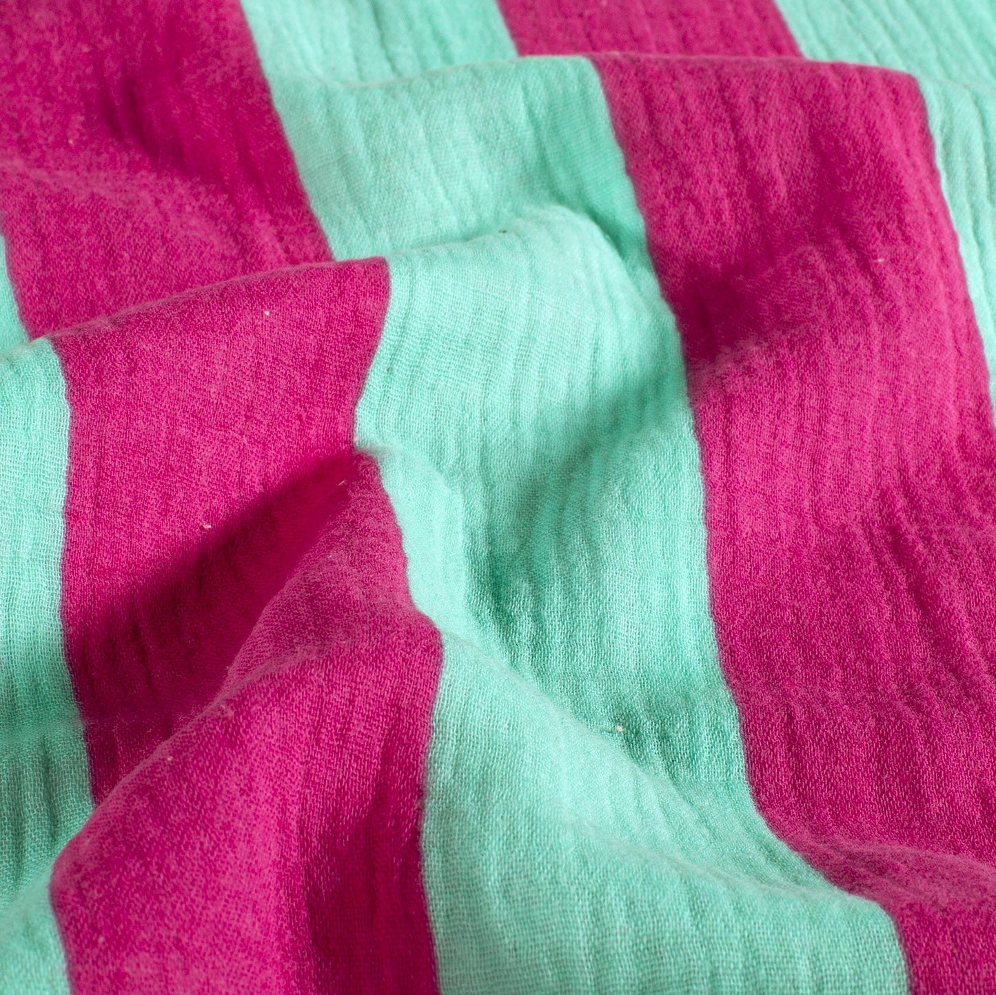 Musselin Mint Stripes