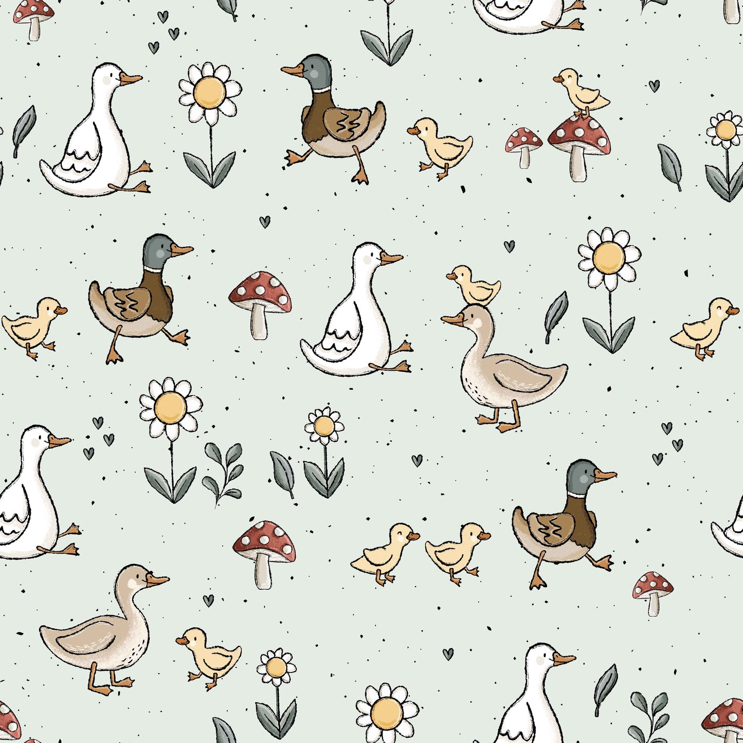 Enten auf der Wiese - Jersey