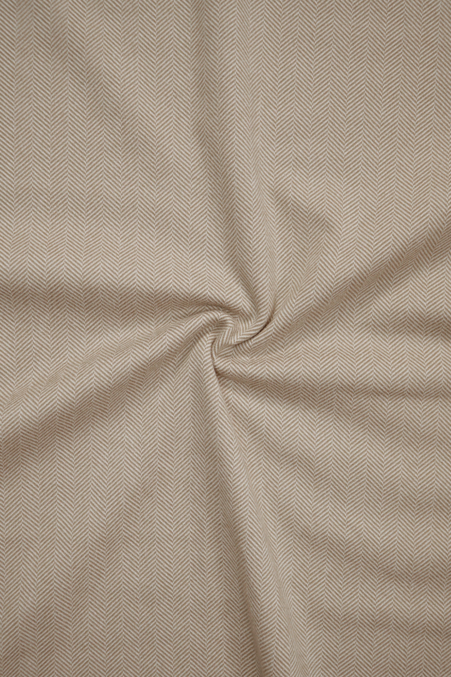 B2B Jacquard Jersey beige - Fischgräten Design