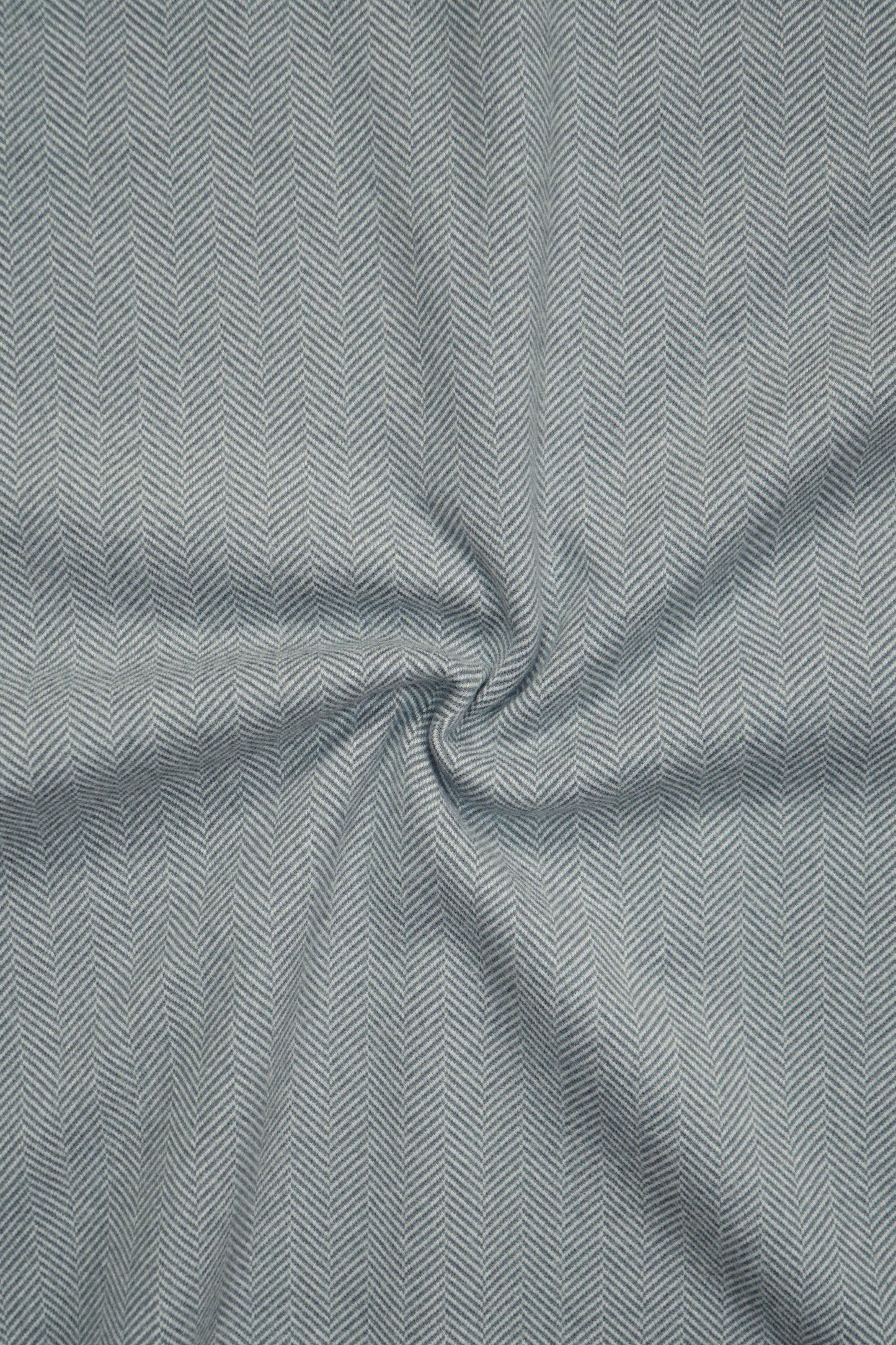 B2B Jacquard Jersey jeansblau - Fischgräten Design