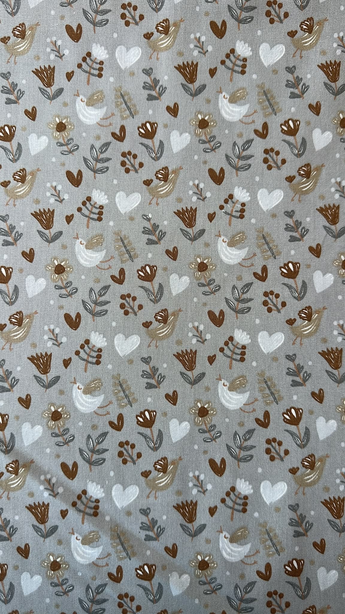 Poplin - Little birds & Flowers