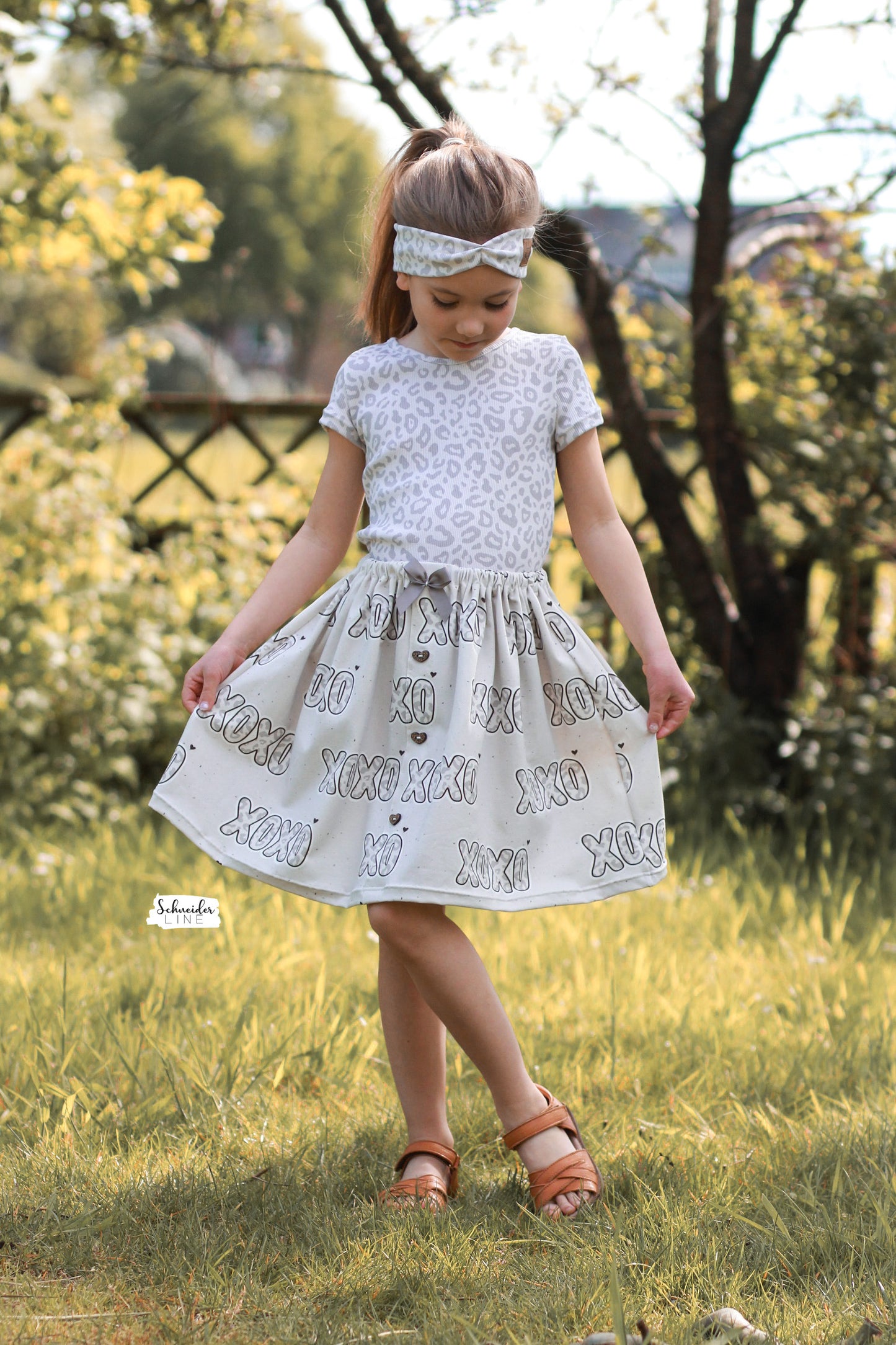 Leo Leoparden Design - Rib Jersey