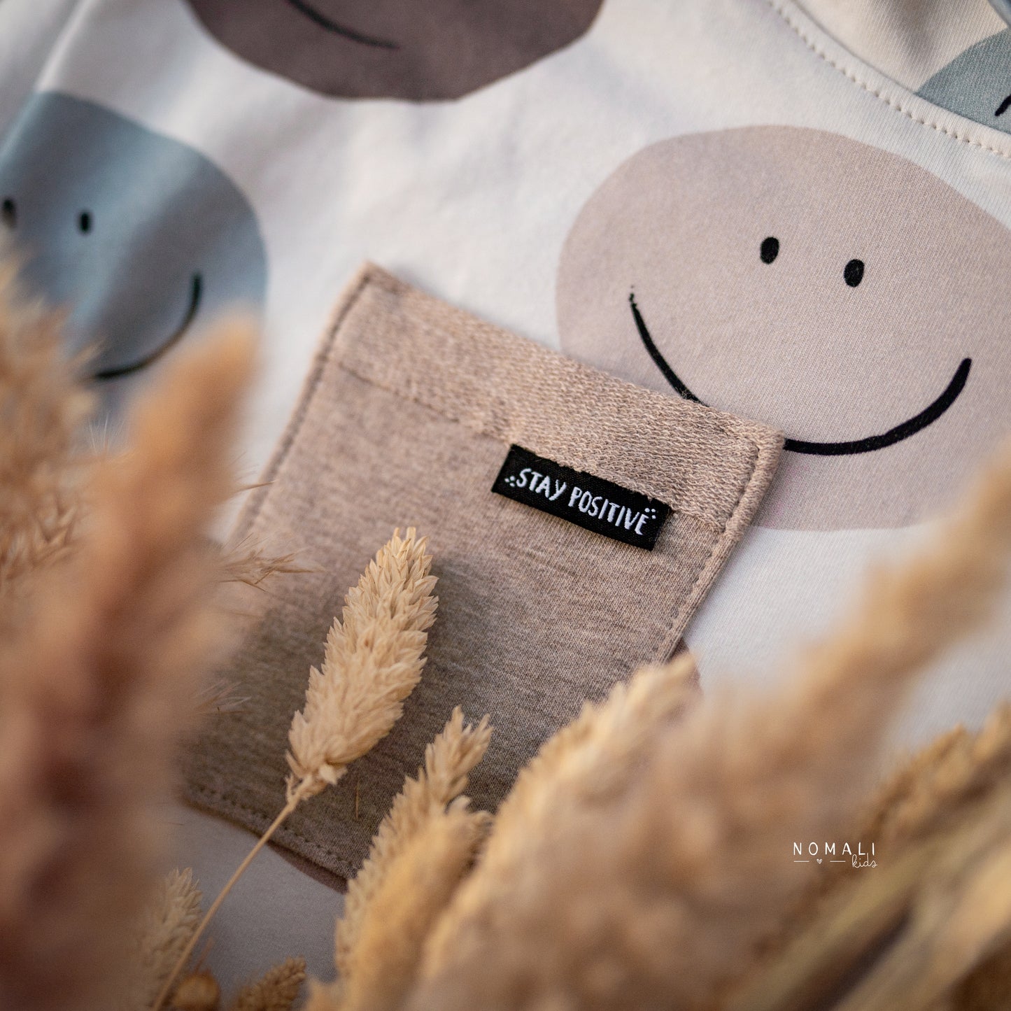 stay positiv - Web Label schwarz