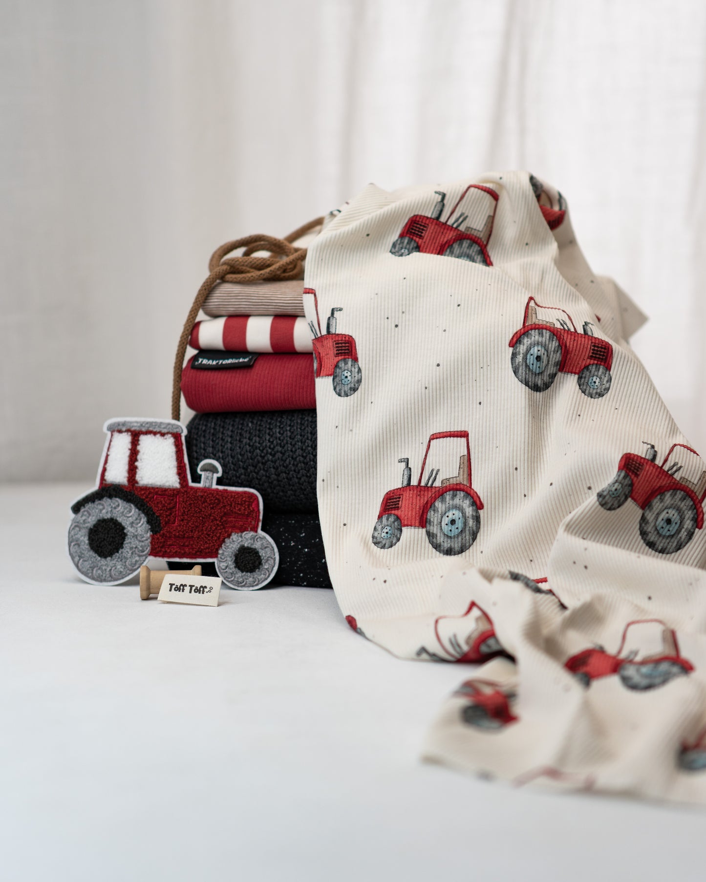 Roter Traktor - Rib Jersey