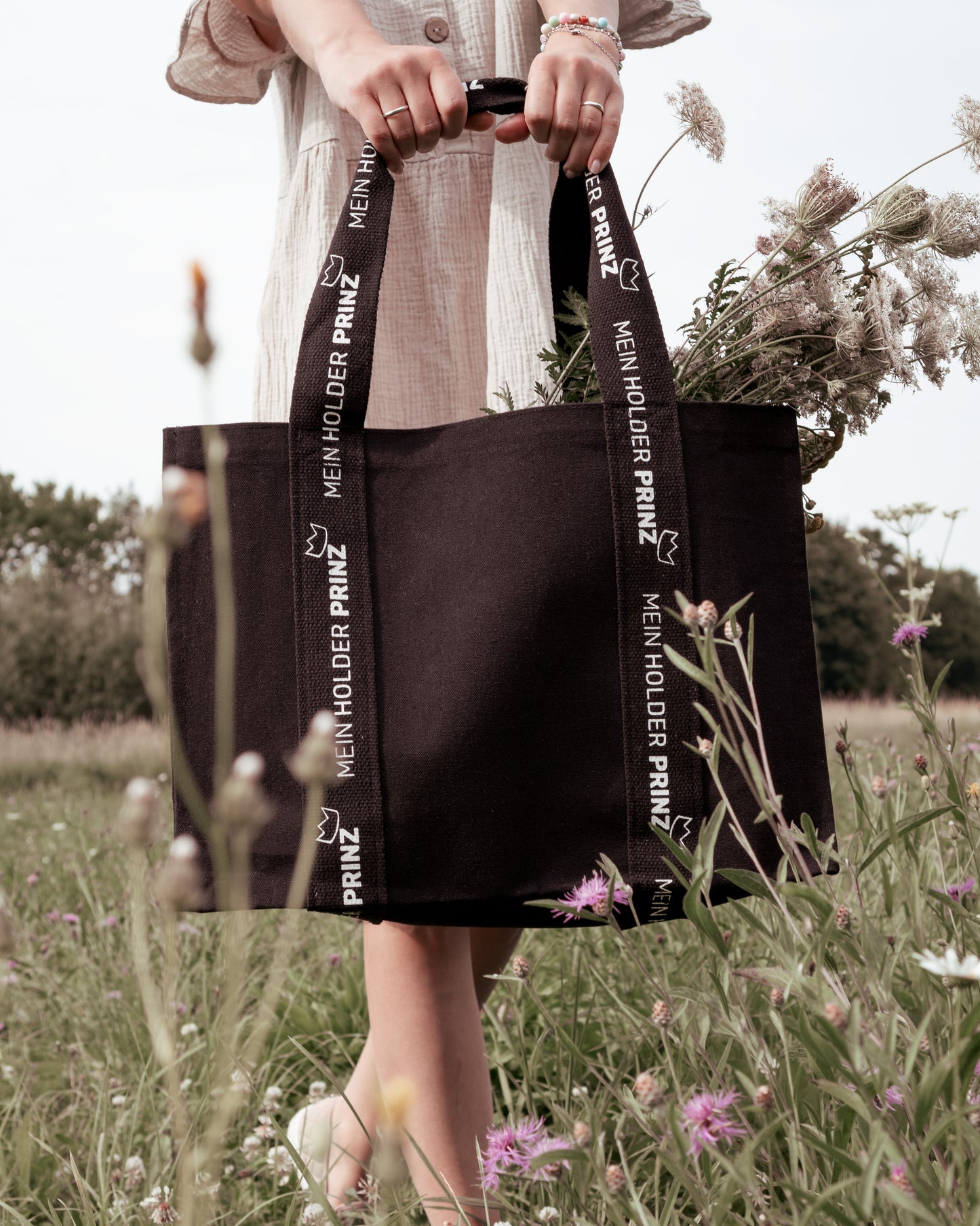Shopper mit MHP Logo - schwarz