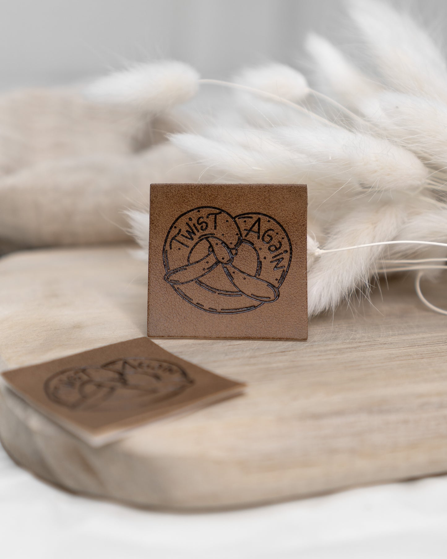 Brezel - Kunstleder Label