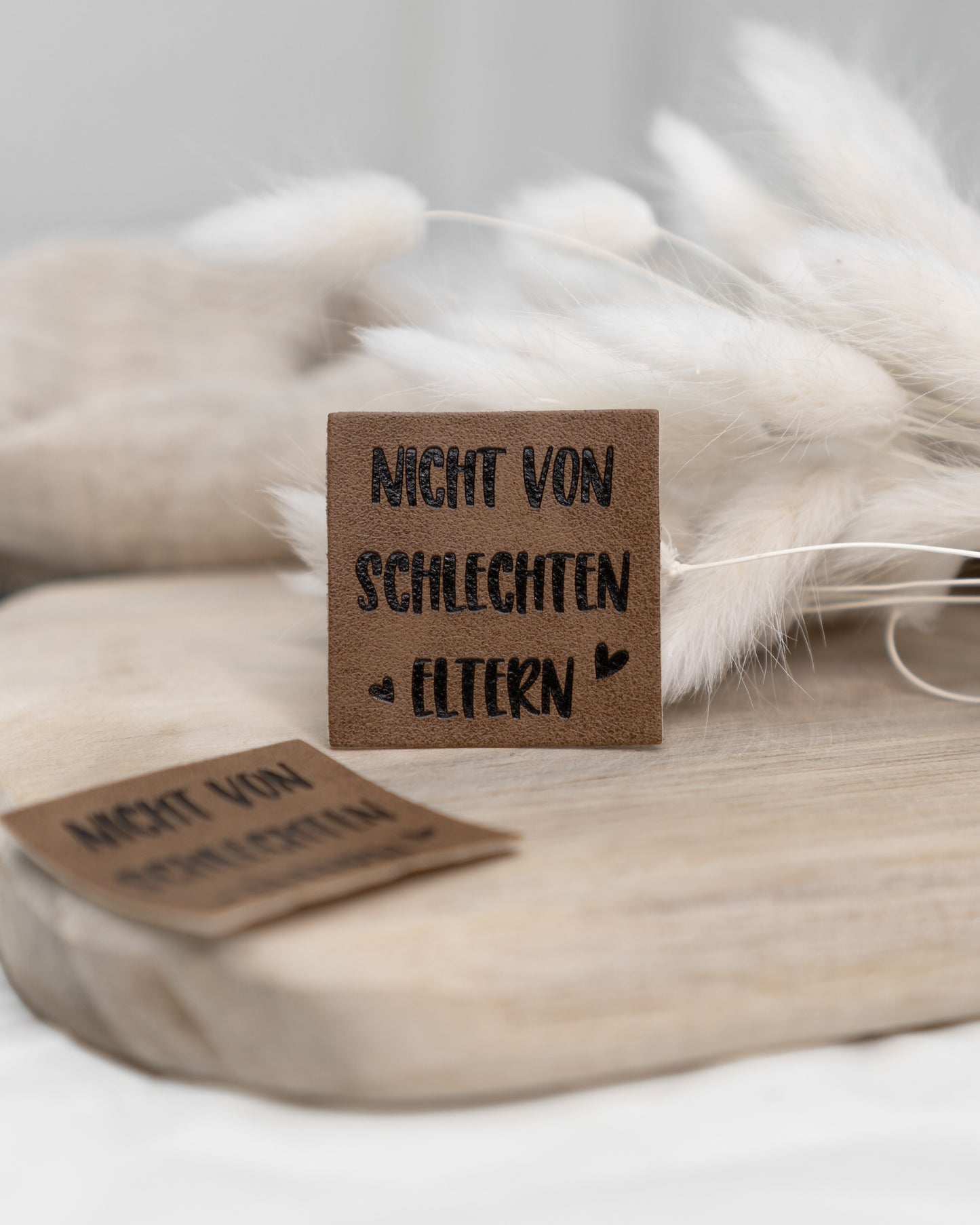 Nicht von schlechten Eltern - Kunstleder Label
