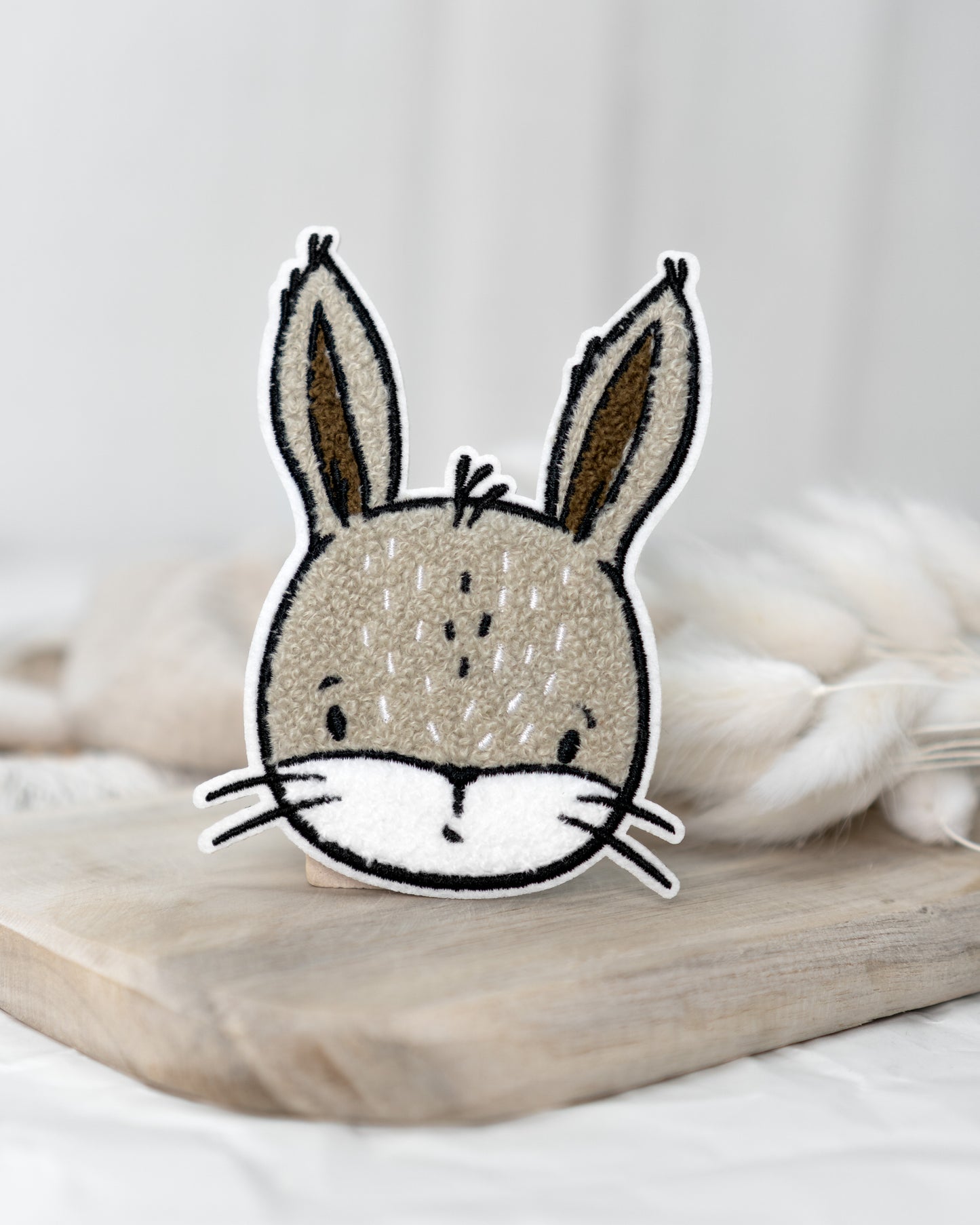 Hase "Socke" - Chenille Patch