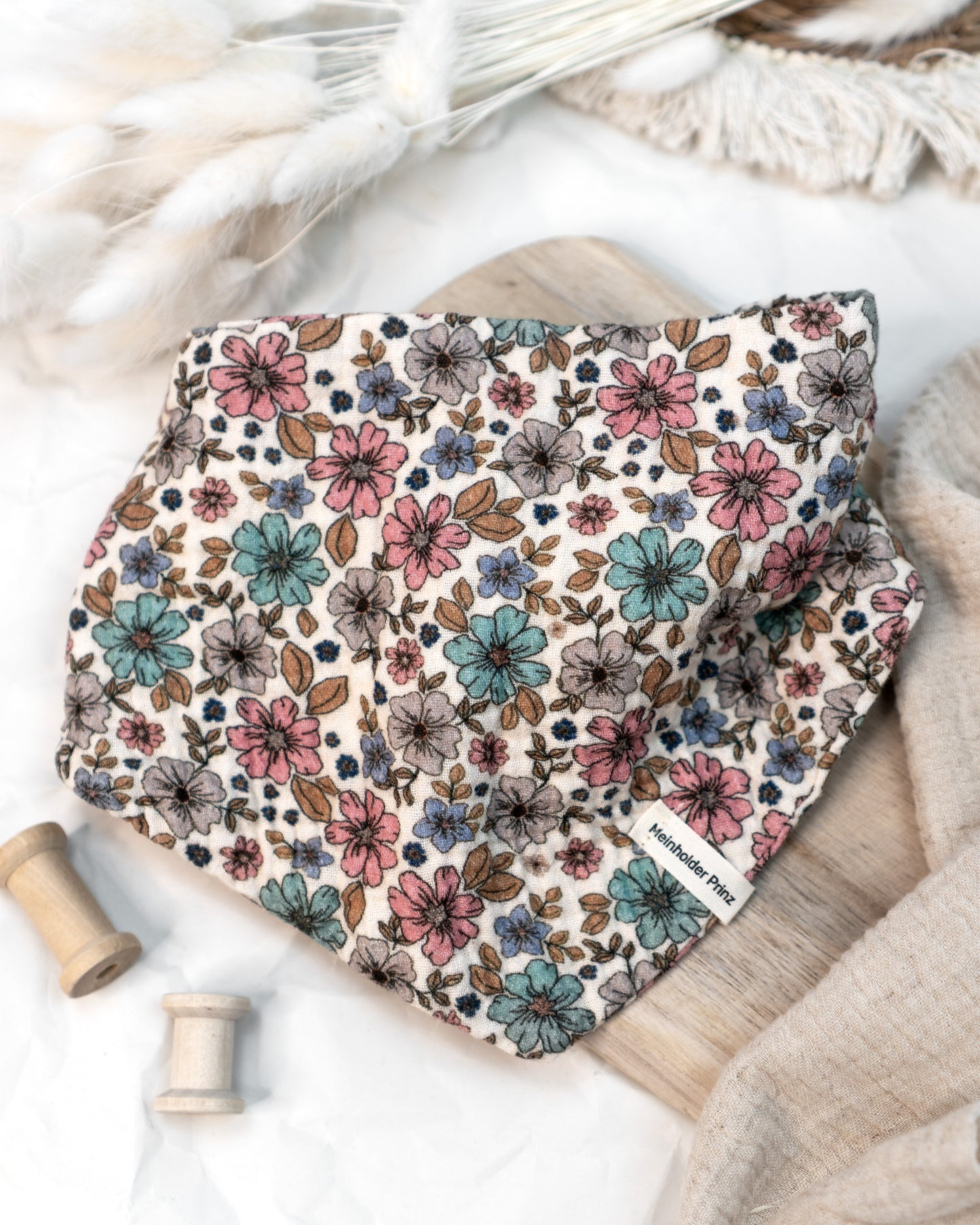 Baby Halstuch - verschiedene Motive - mit Druckknöpfen