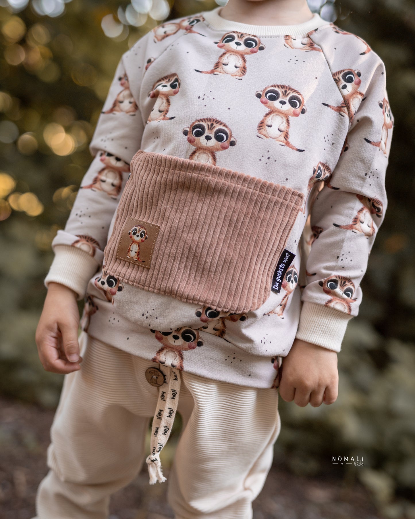 Erdmännchen beige - French Terry