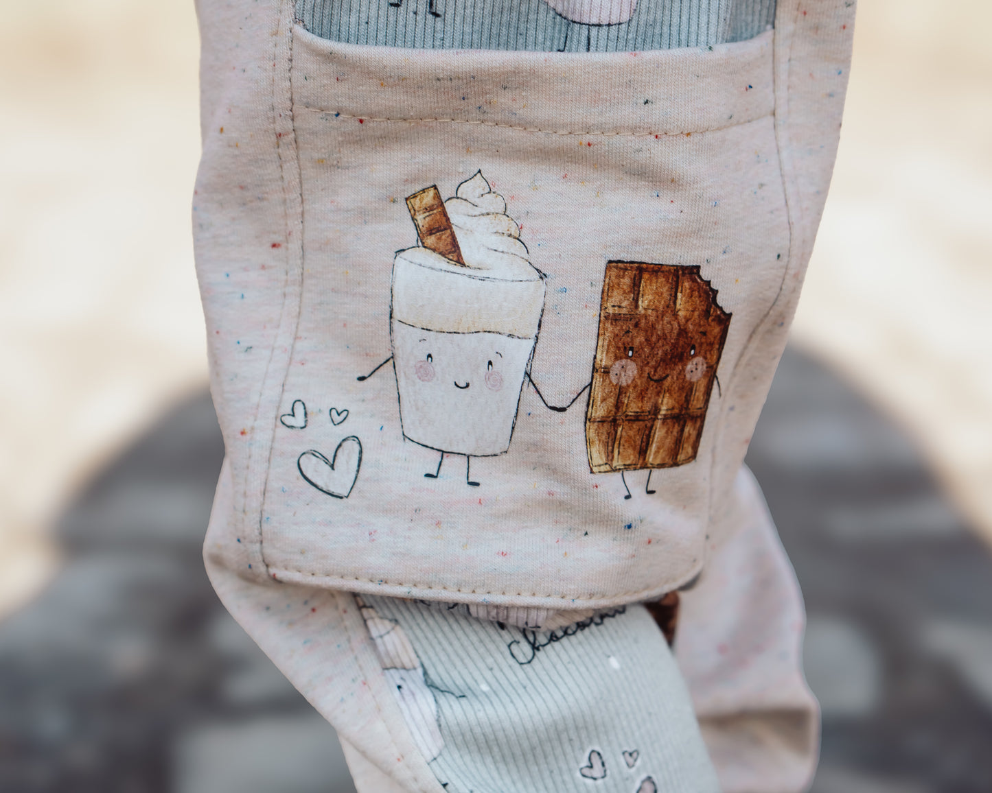 Milk & Chocolate - Bügelbild