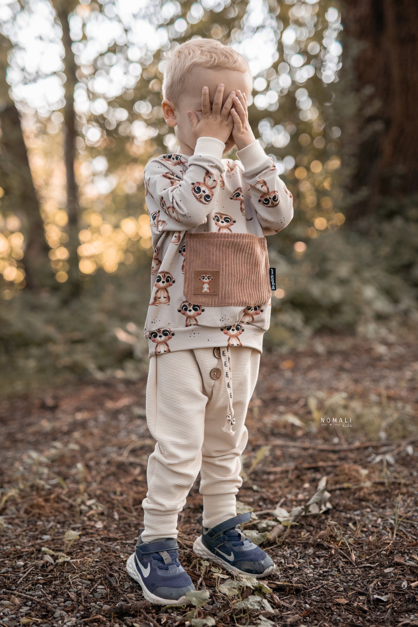 Erdmännchen beige - French Terry