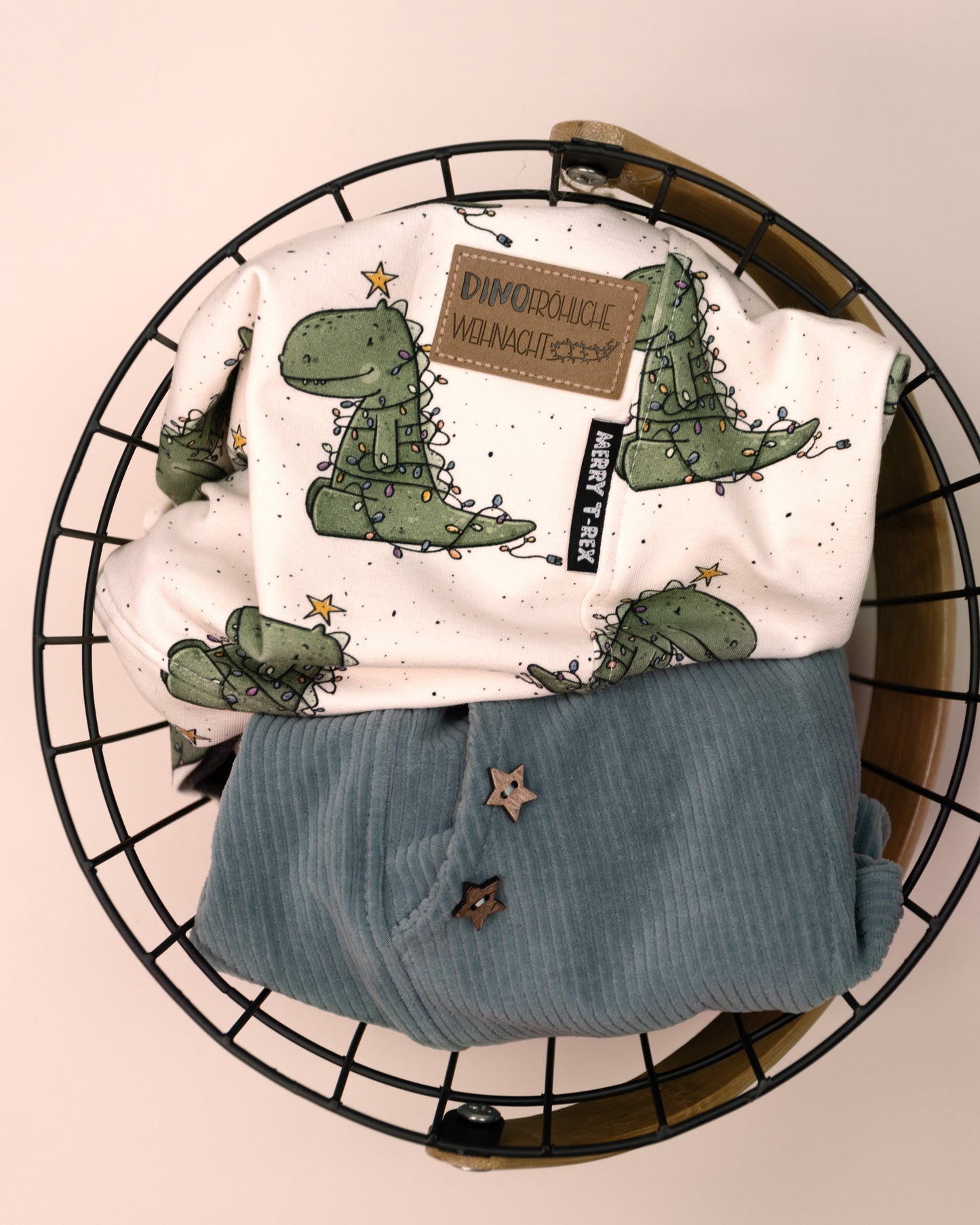 Christmas T-Rex - French Terry