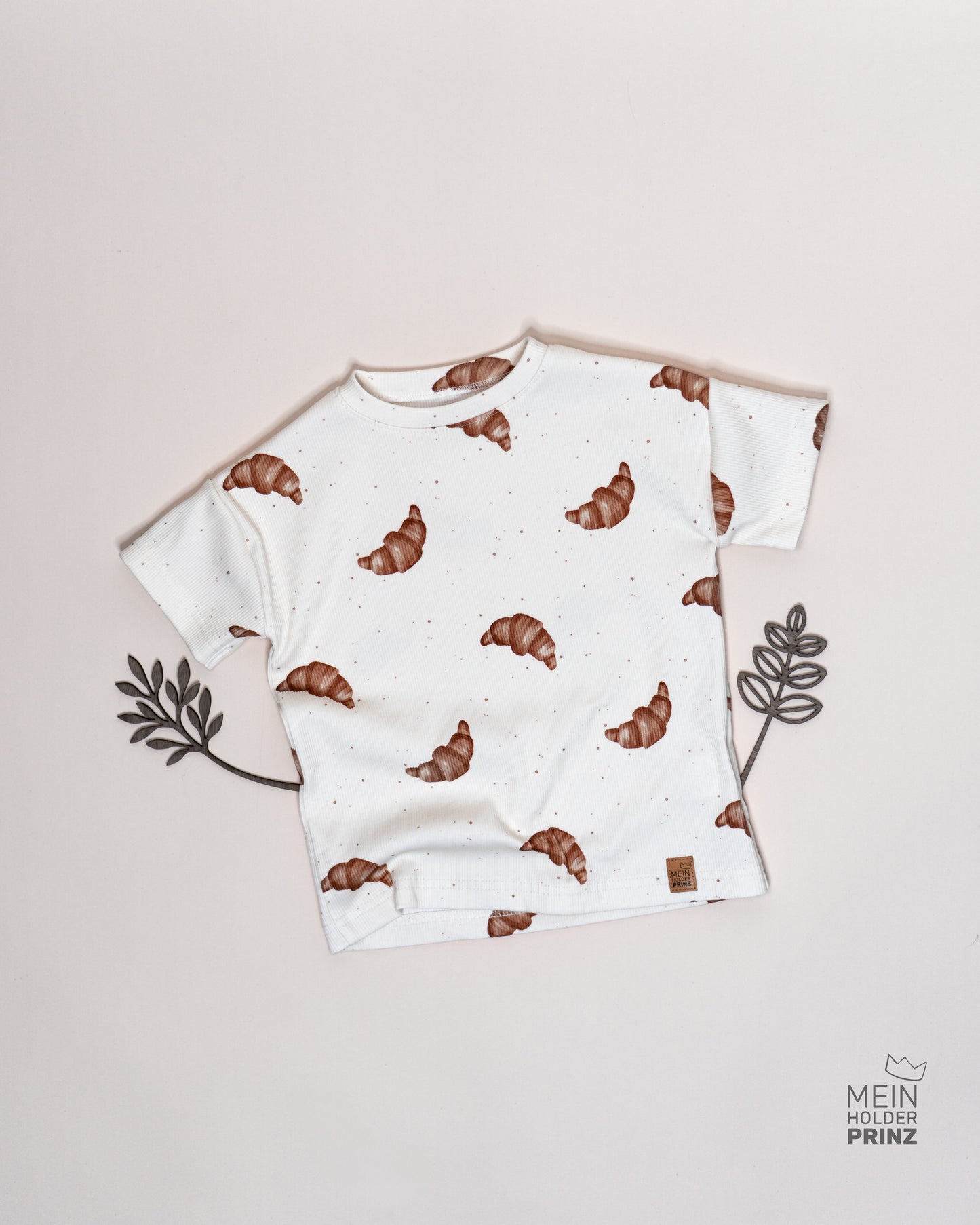Oversized Shirt Rib - Croissants