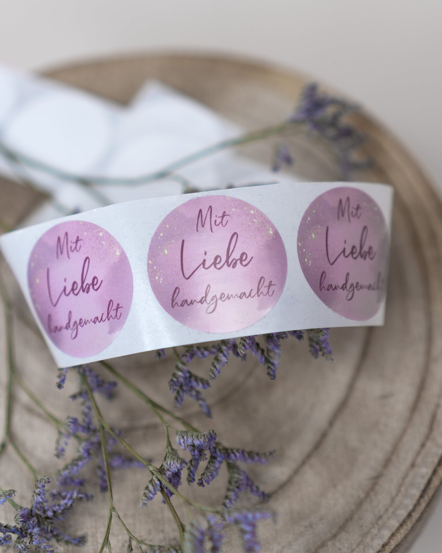 Mit Liebe Handgemacht - Aufkleber