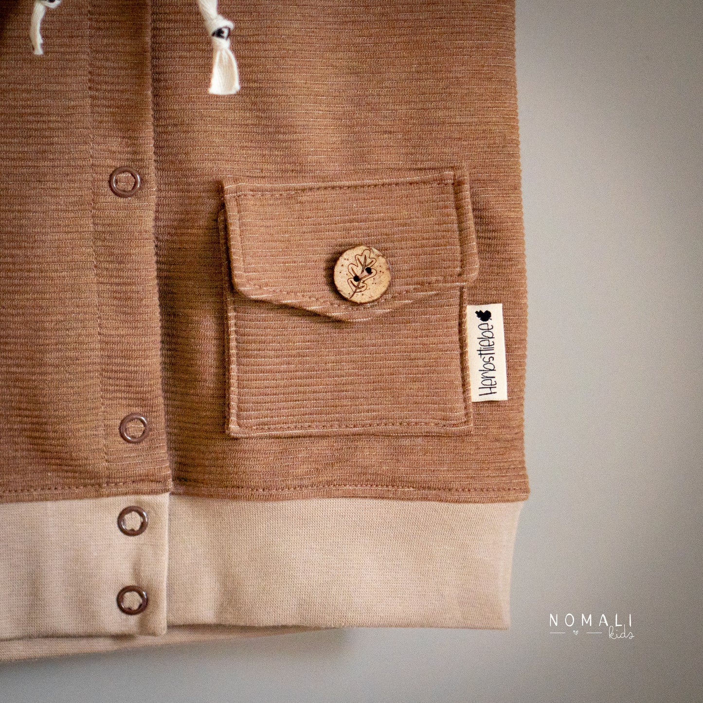 Wood Animals - Rib Jersey ecru meliert