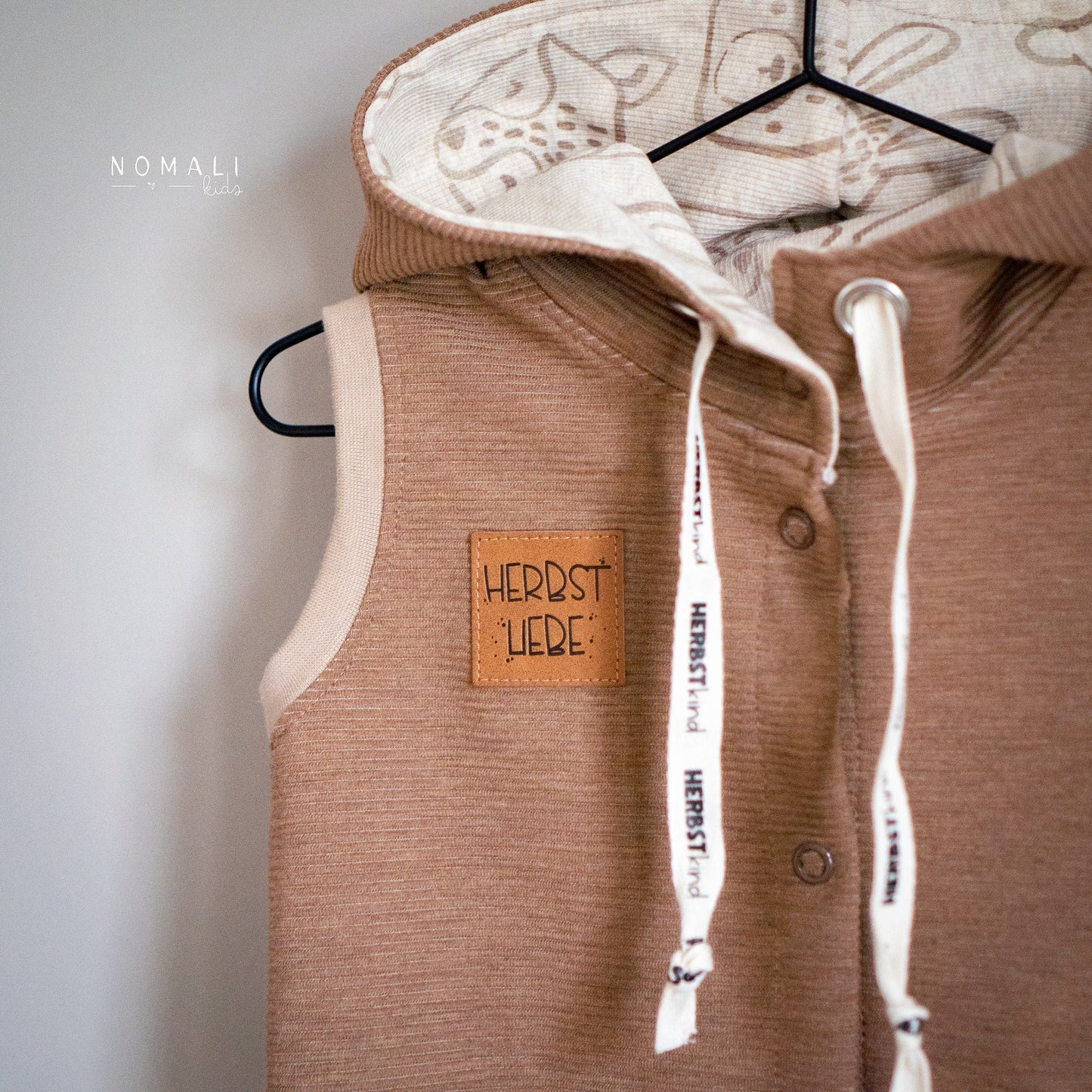 Wood Animals - Rib Jersey ecru meliert