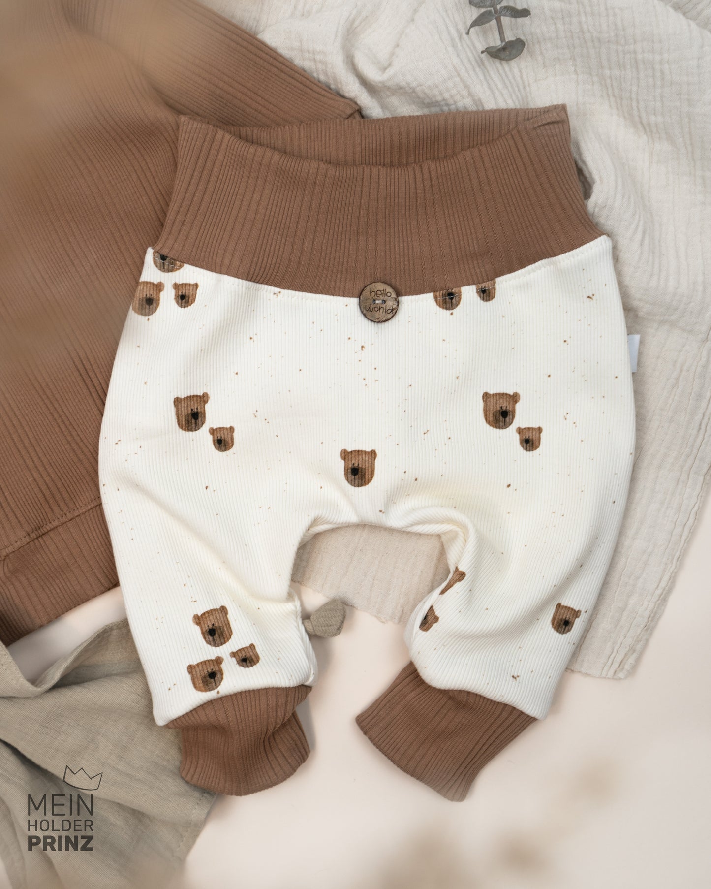 Hose Bärchen Gr. 62 - Baby Kleidung