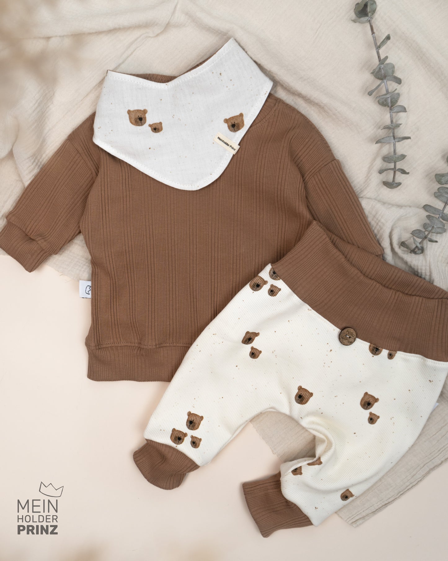 Hose Bärchen Gr. 62 - Baby Kleidung