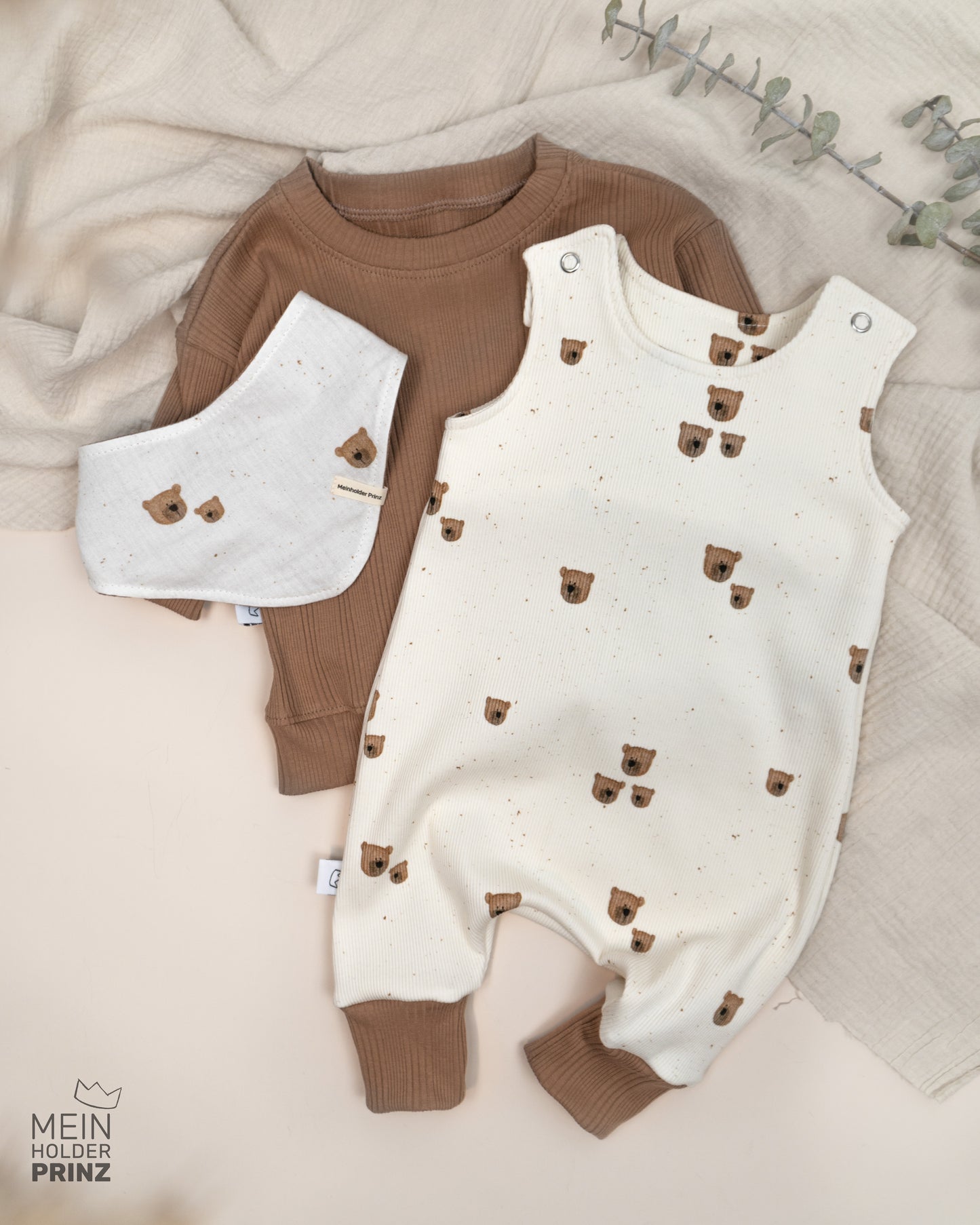 Langarmshirt cacao Gr. 62 - Baby Kleidung