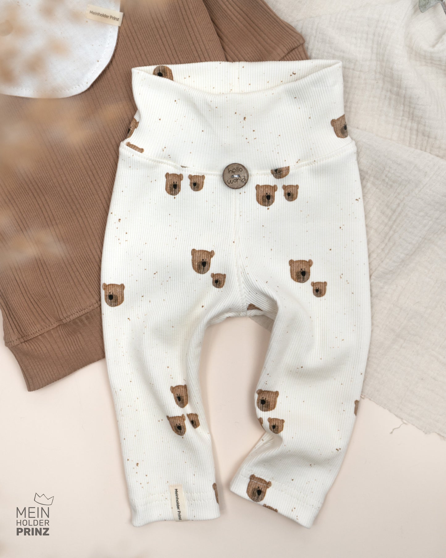 Hose Bärchen Gr. 68 - Baby Kleidung