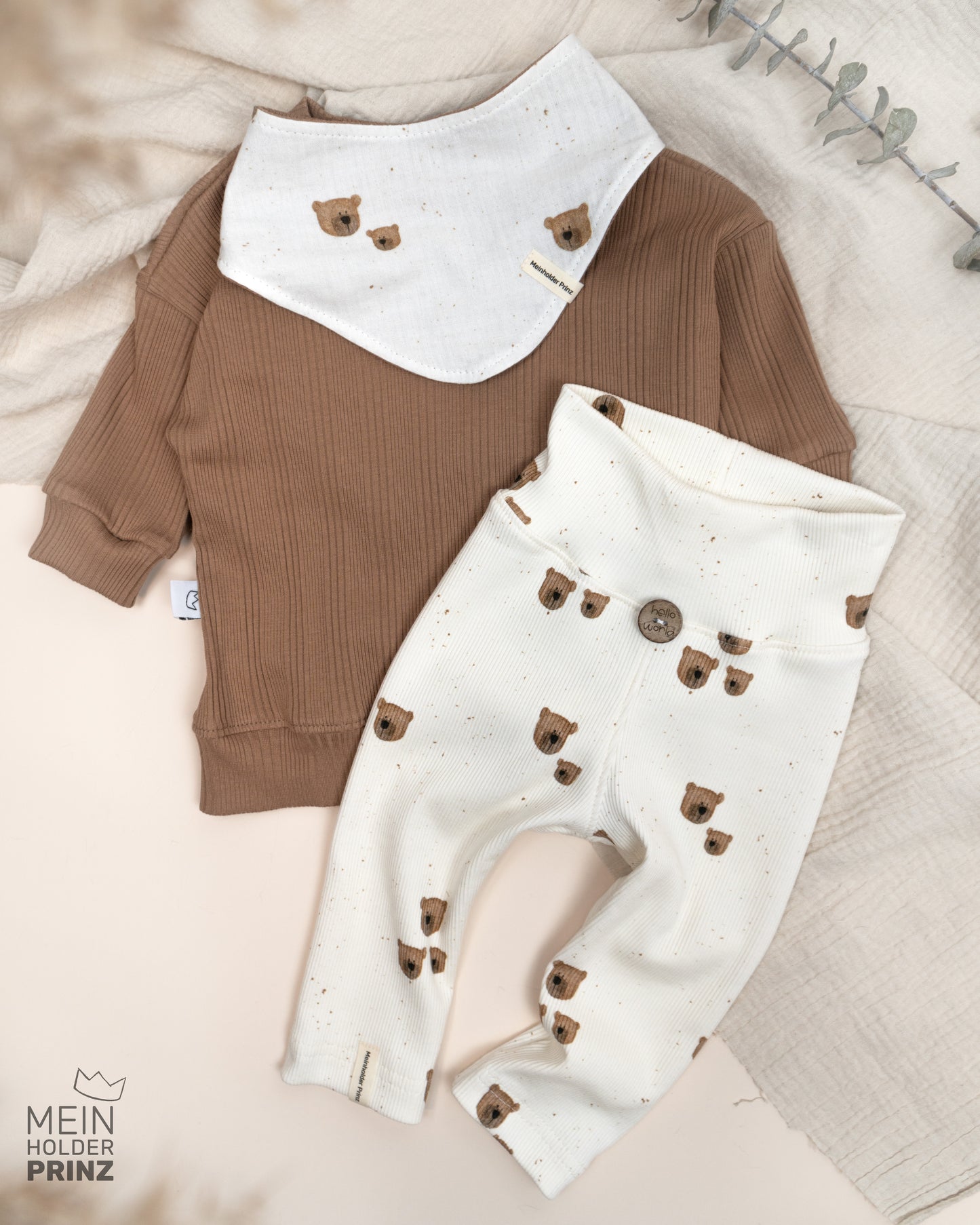 Hose Bärchen Gr. 68 - Baby Kleidung