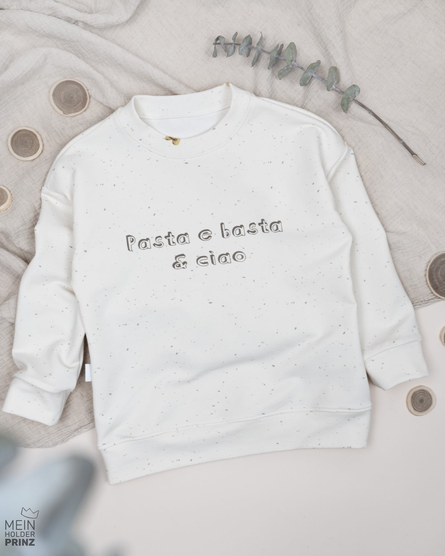 Paneel Pasta e Basta & Ciao - French Terry
