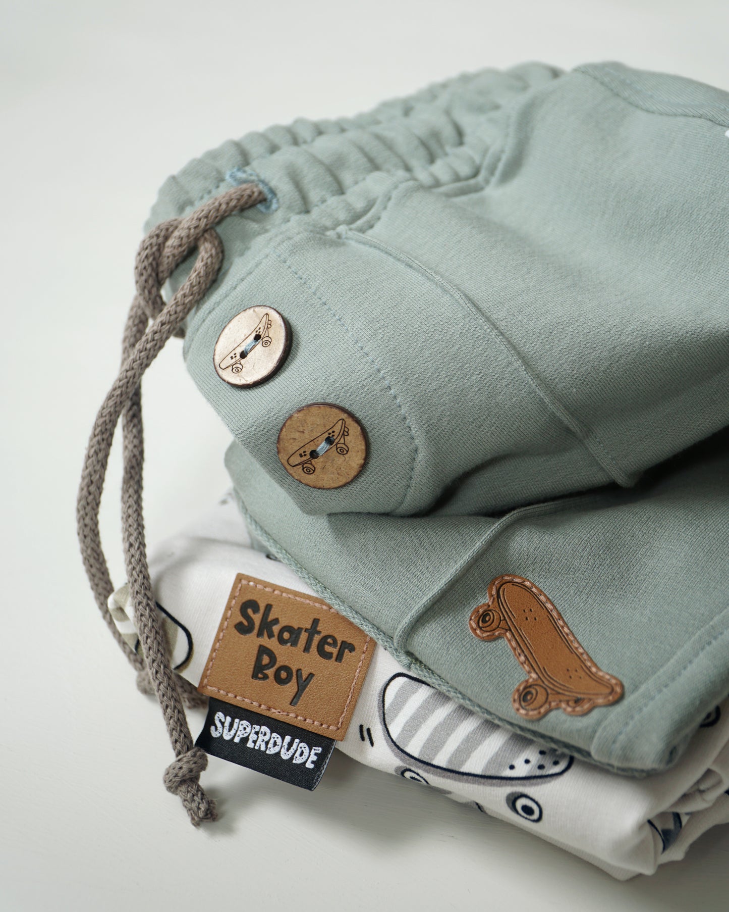 REST 1,8m Skateboards bunt / cream - French Terry