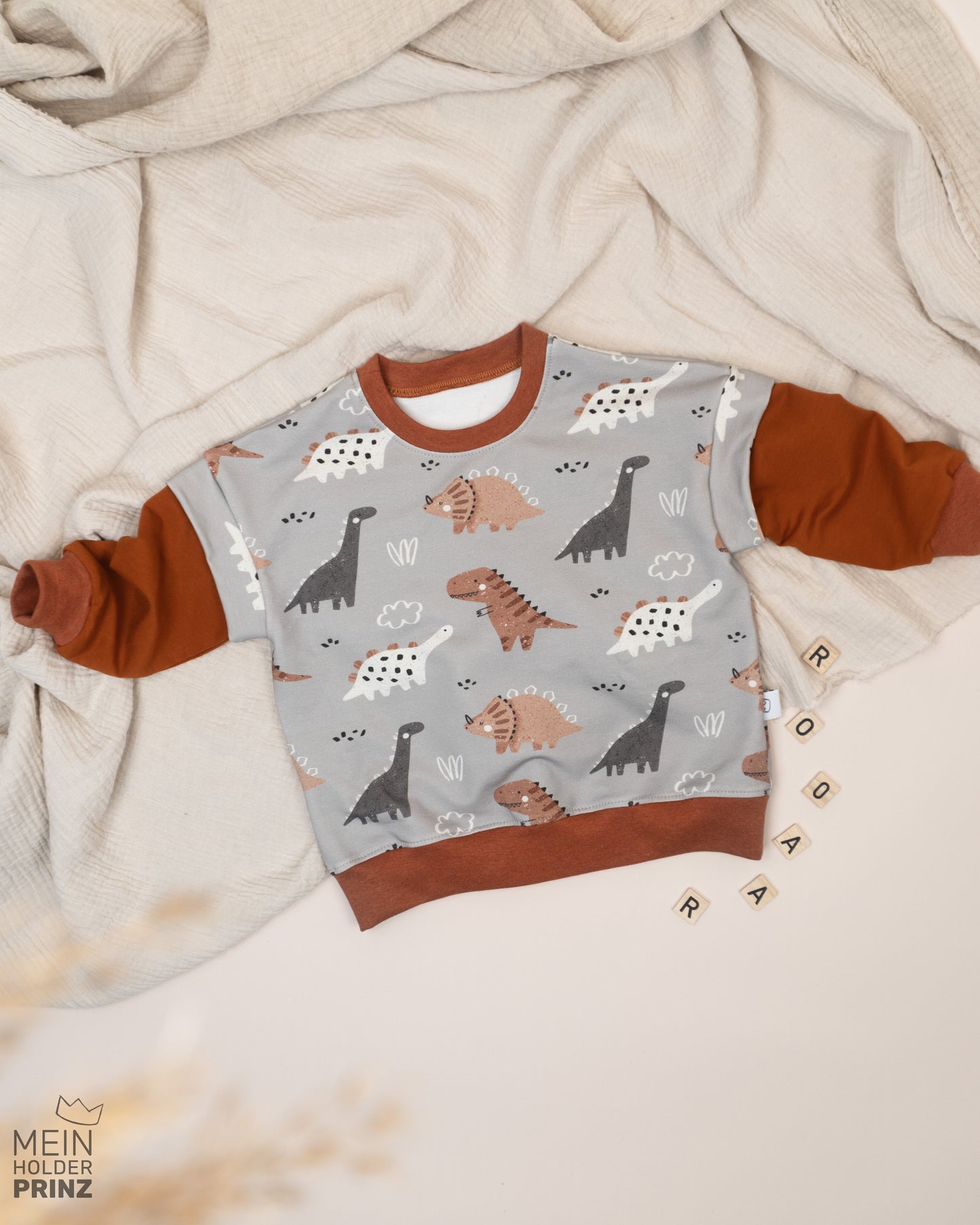 Sweater Dino rust