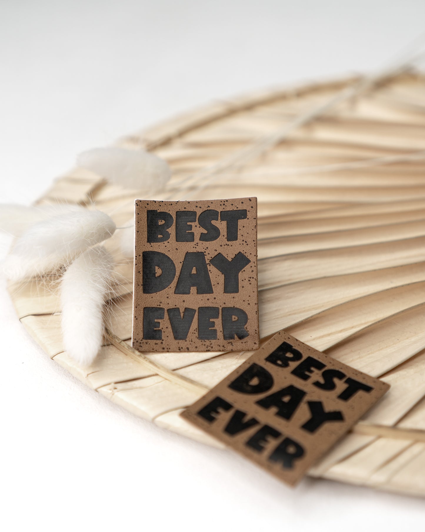Best Day Ever - Kunstleder Label