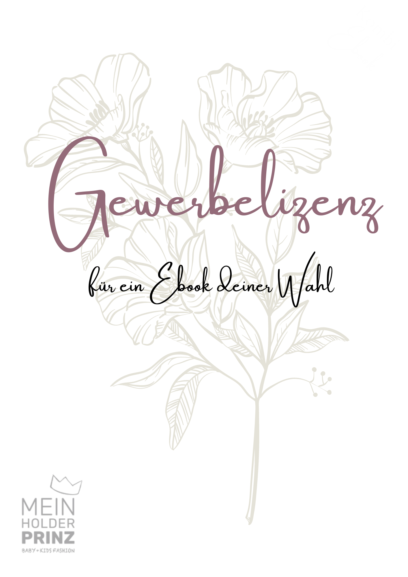 Gewerbelizenz E-Book