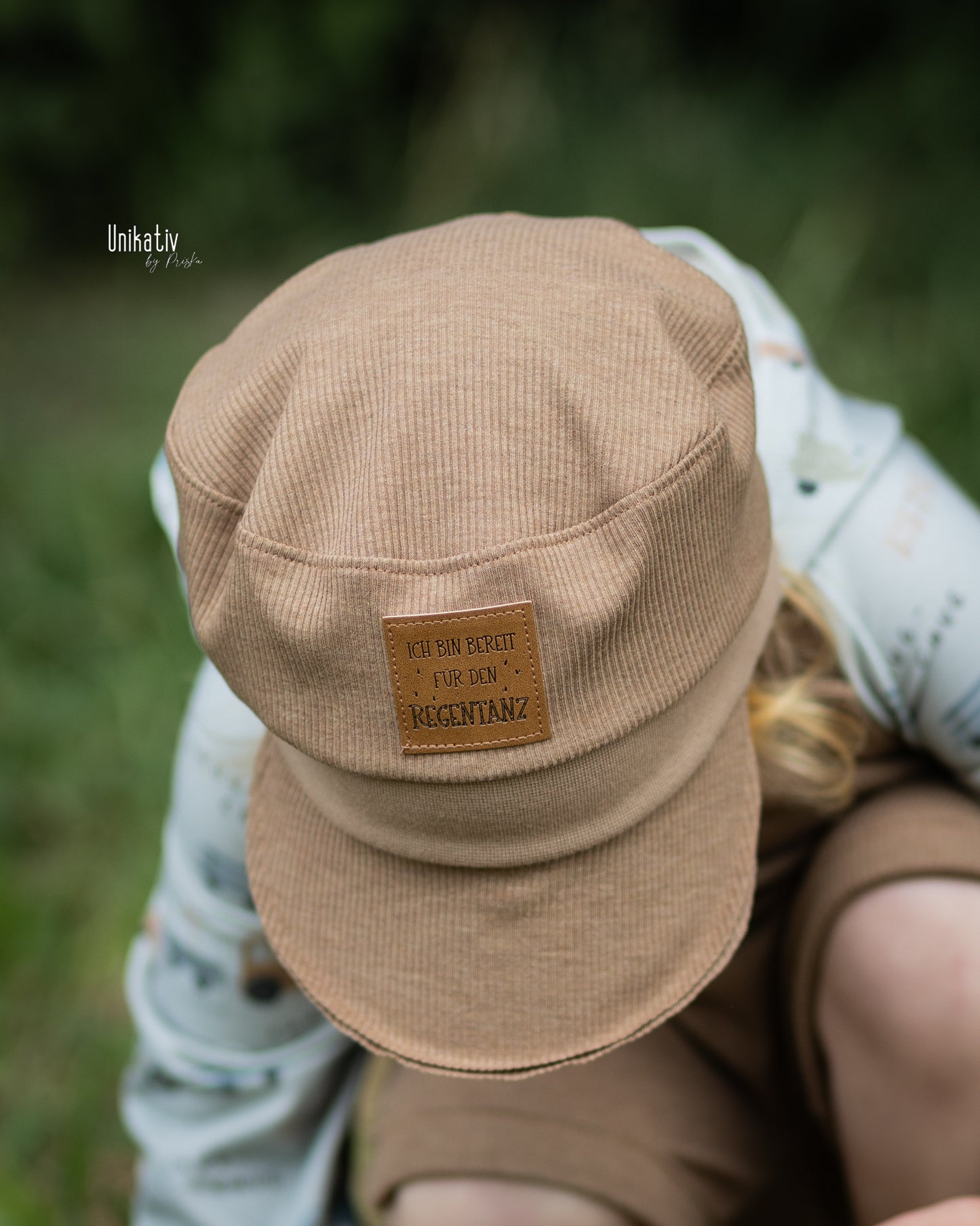 Ich bin bereit für den Regentanz - Kunstleder Label