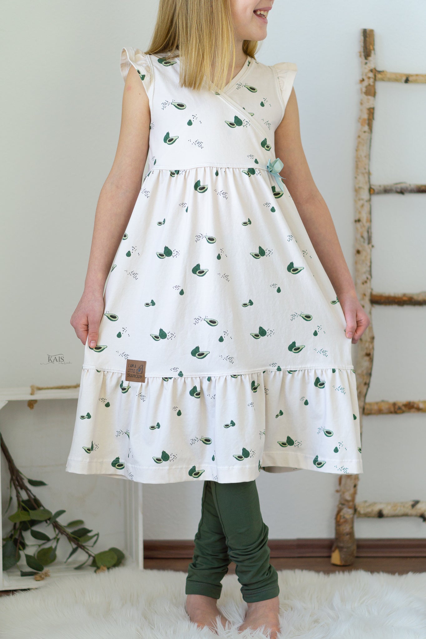 REST ca. 1,42m Avocado creme - Jersey