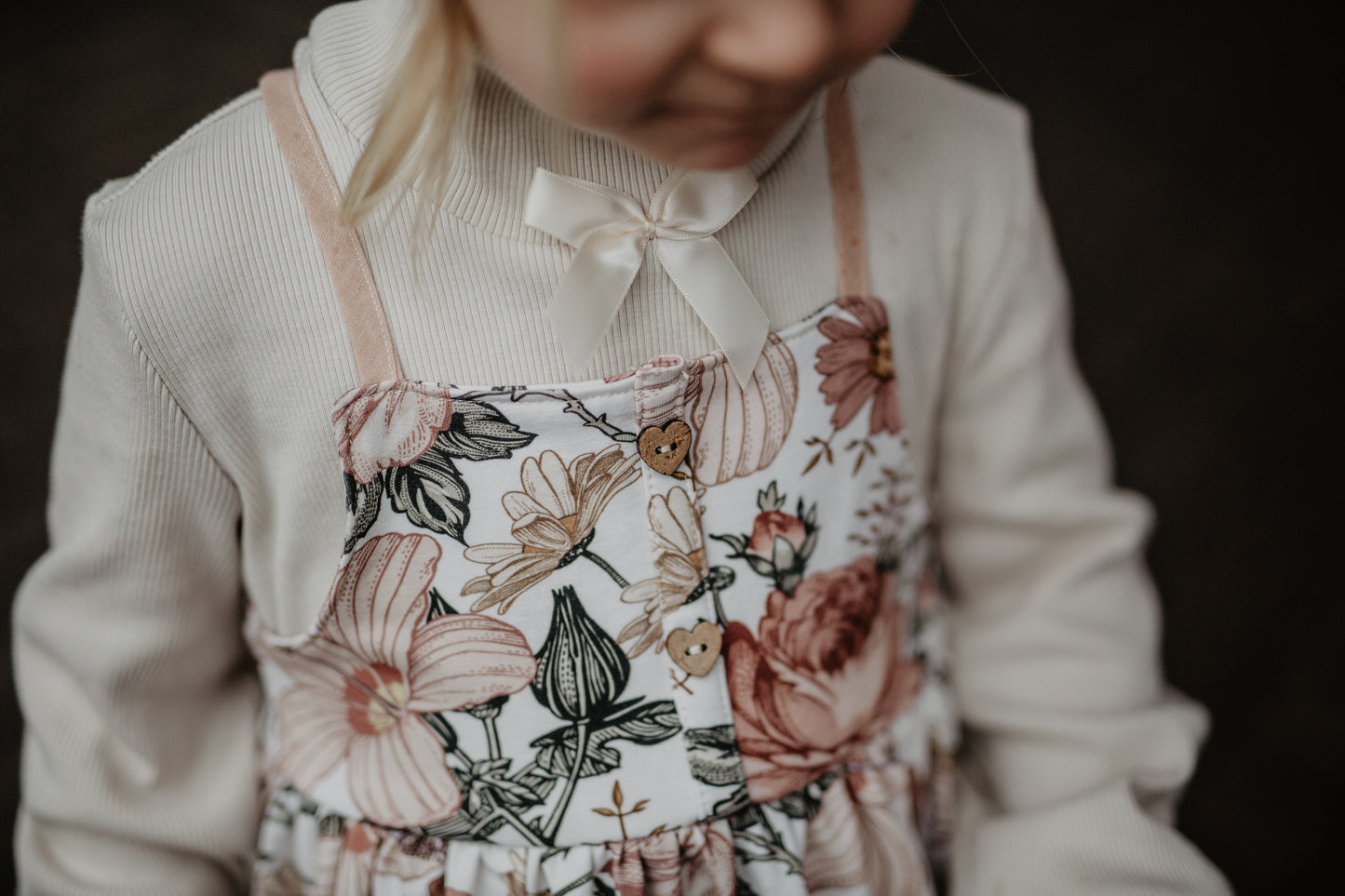 Garden Flowers vintage creme - Jersey