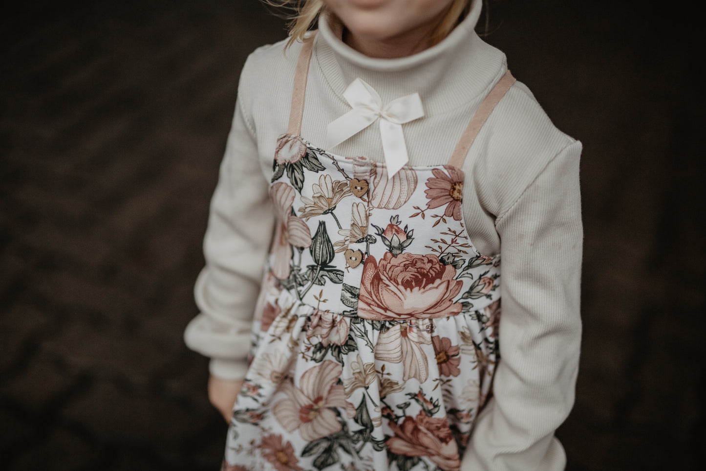 Garden Flowers vintage creme - Jersey