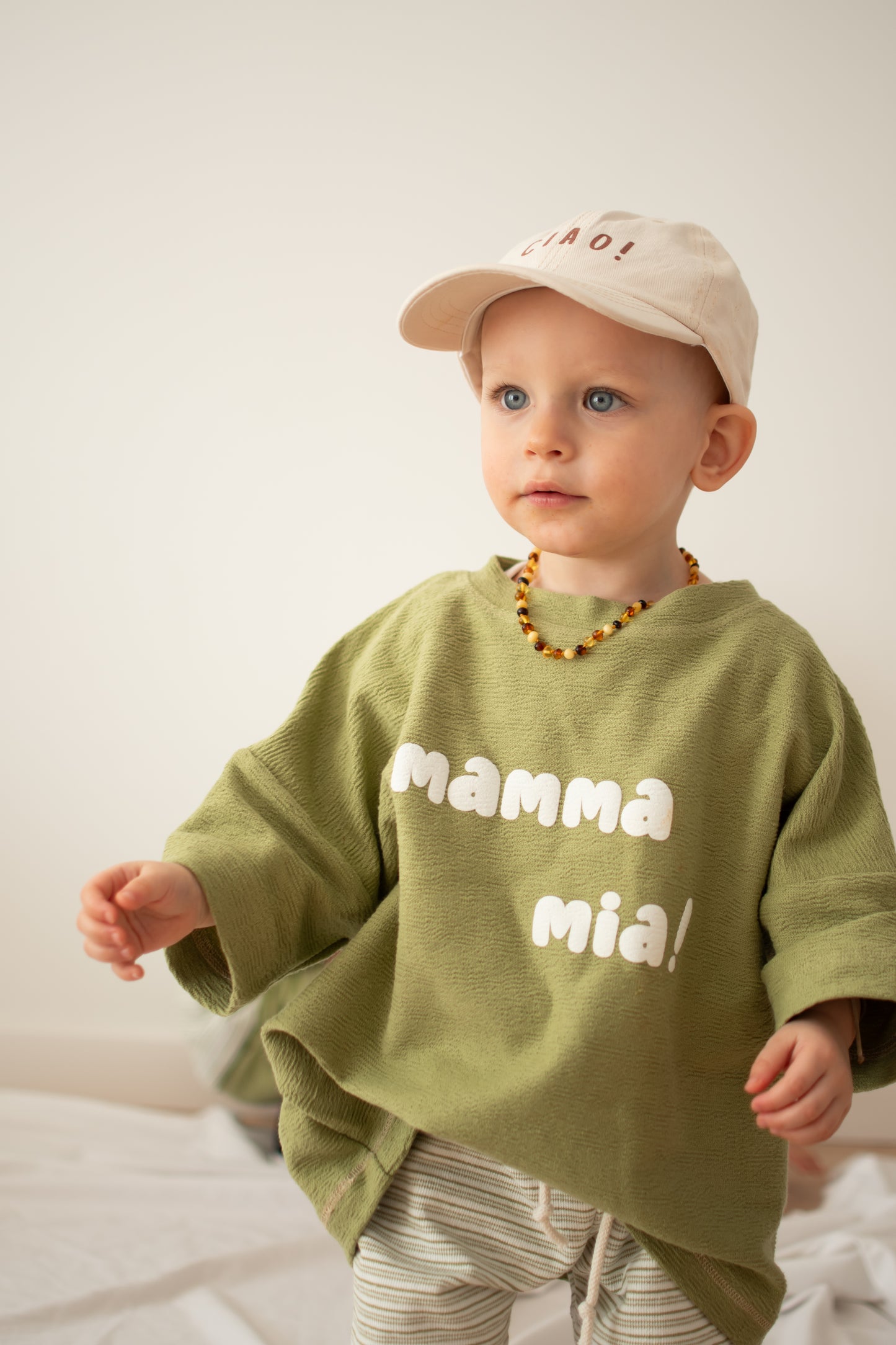 mamma mia! - Puff Transfer Bügelbild