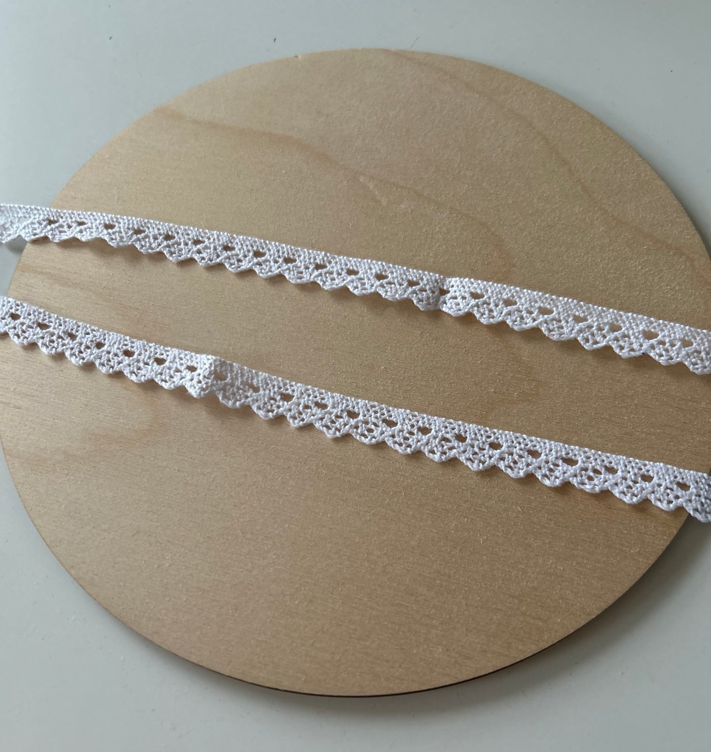 Baumwoll Spitze weiß