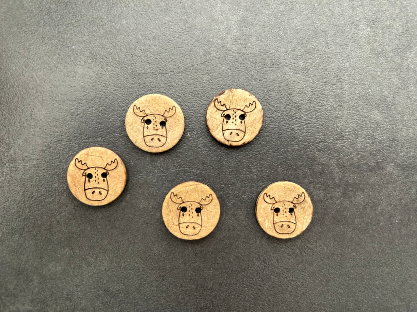 Knopf Elch Kopf (Forest Friends)