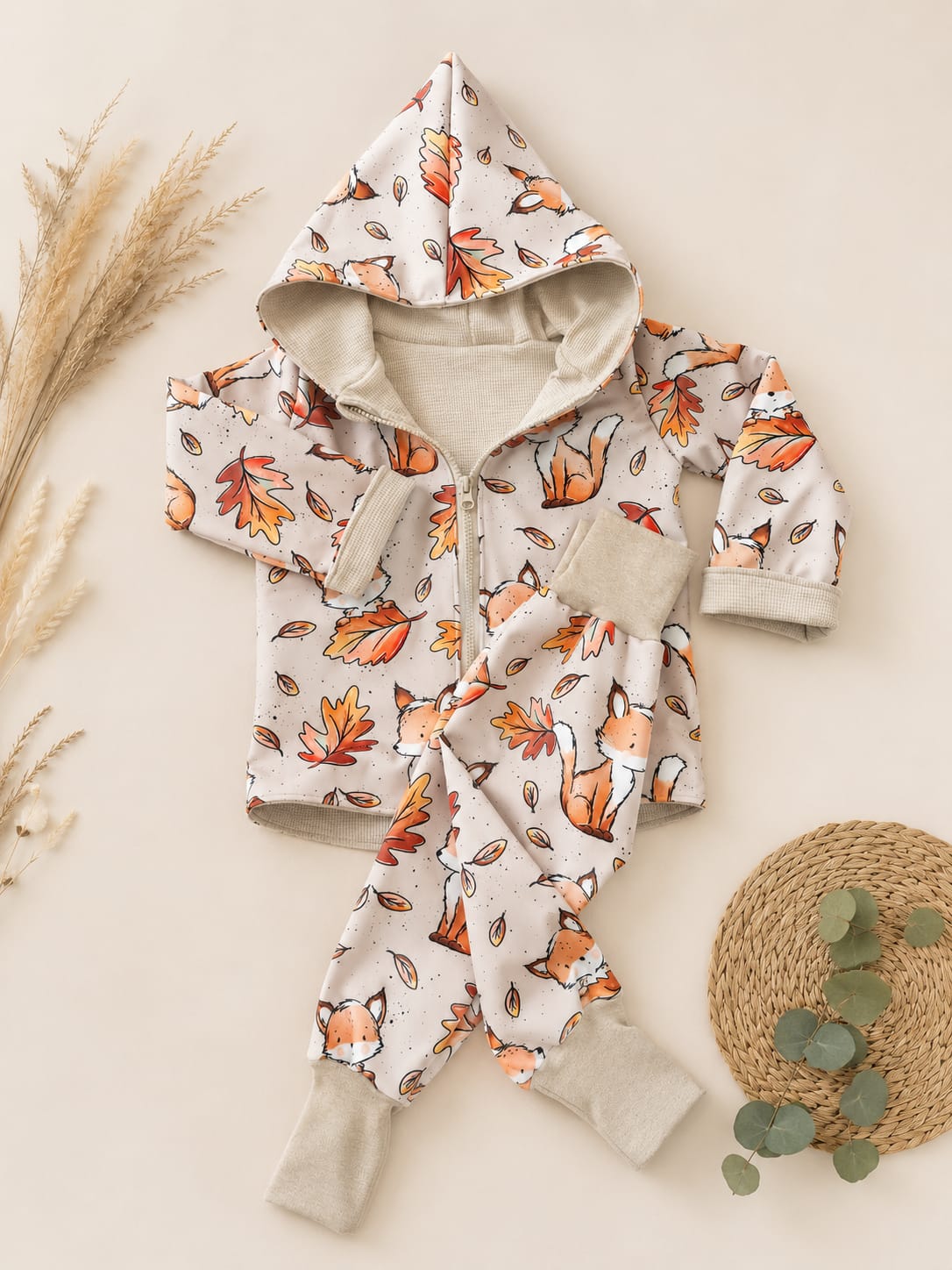 Softshell Fuchs mit Blatt - Vorbestellung