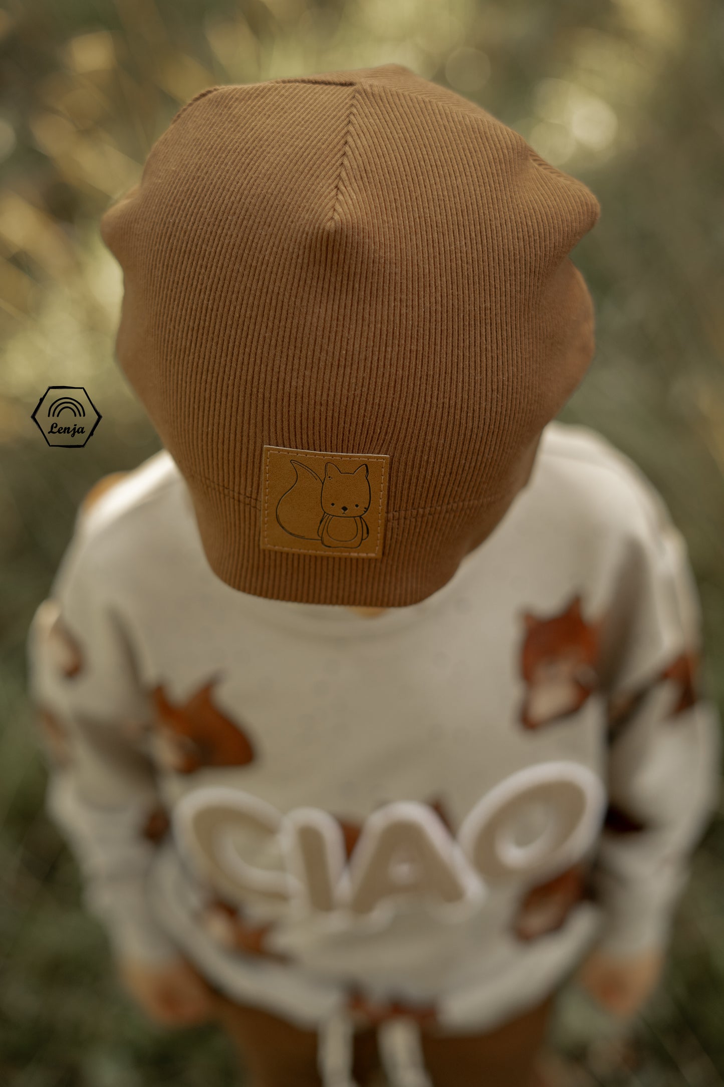 Eichhörnchen Aig - Kunstleder Label