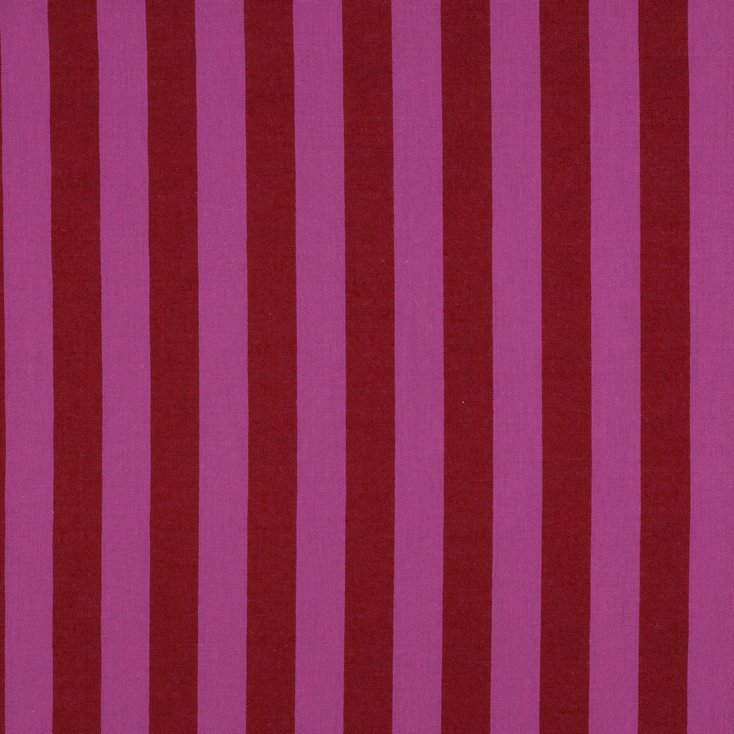 Baumwolle GARNGEFÄRBTE STREIFEN - Rot/Fuchsia