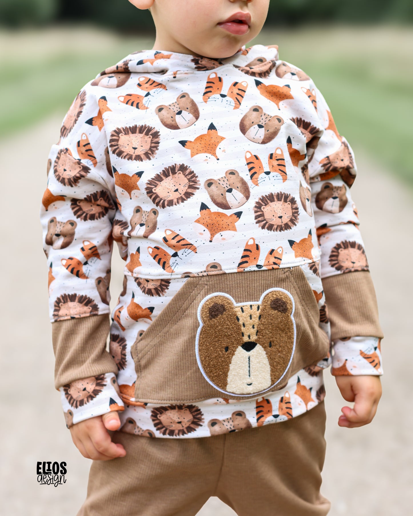Wild Time Stripes beige - French Terry
