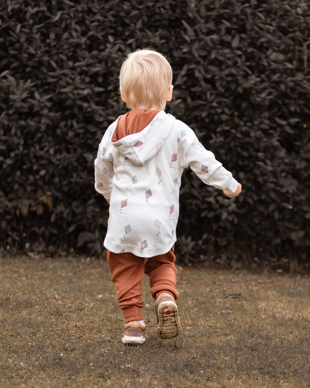 Mini Fly a Kite cream - Rib Jersey