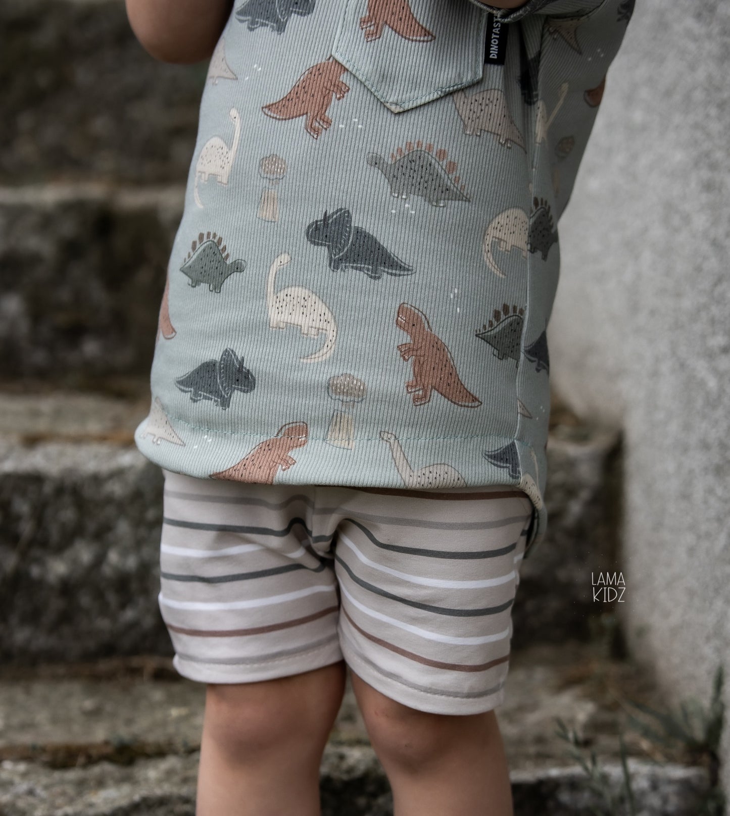 Dino Walker green - Rib Jersey
