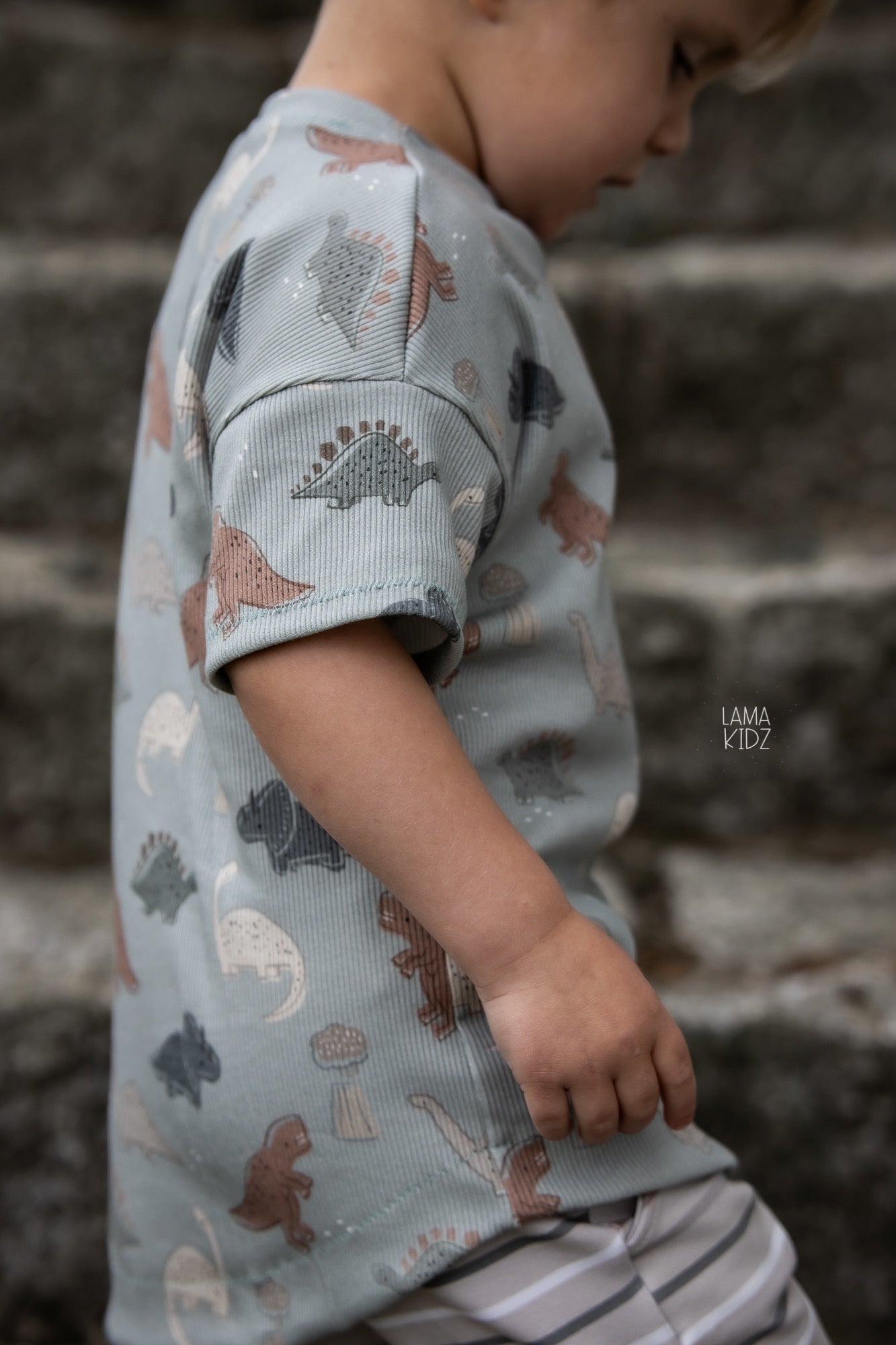 Dino Walker green - Rib Jersey